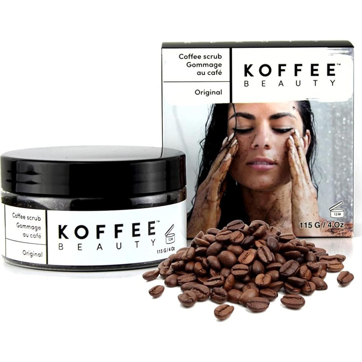 Exfoliante de Café Koffee Beauty Original 115 g - Suaviza Piel