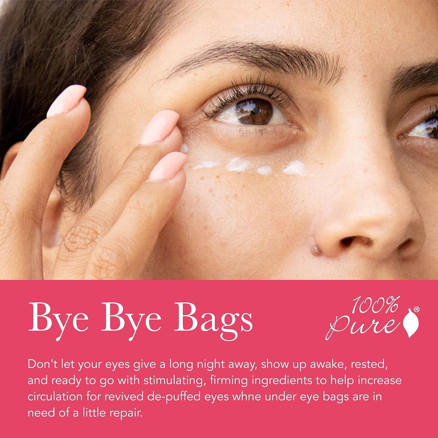 Crema para Ojos 100% PURO con Cafeína y Té Verde 8.5g