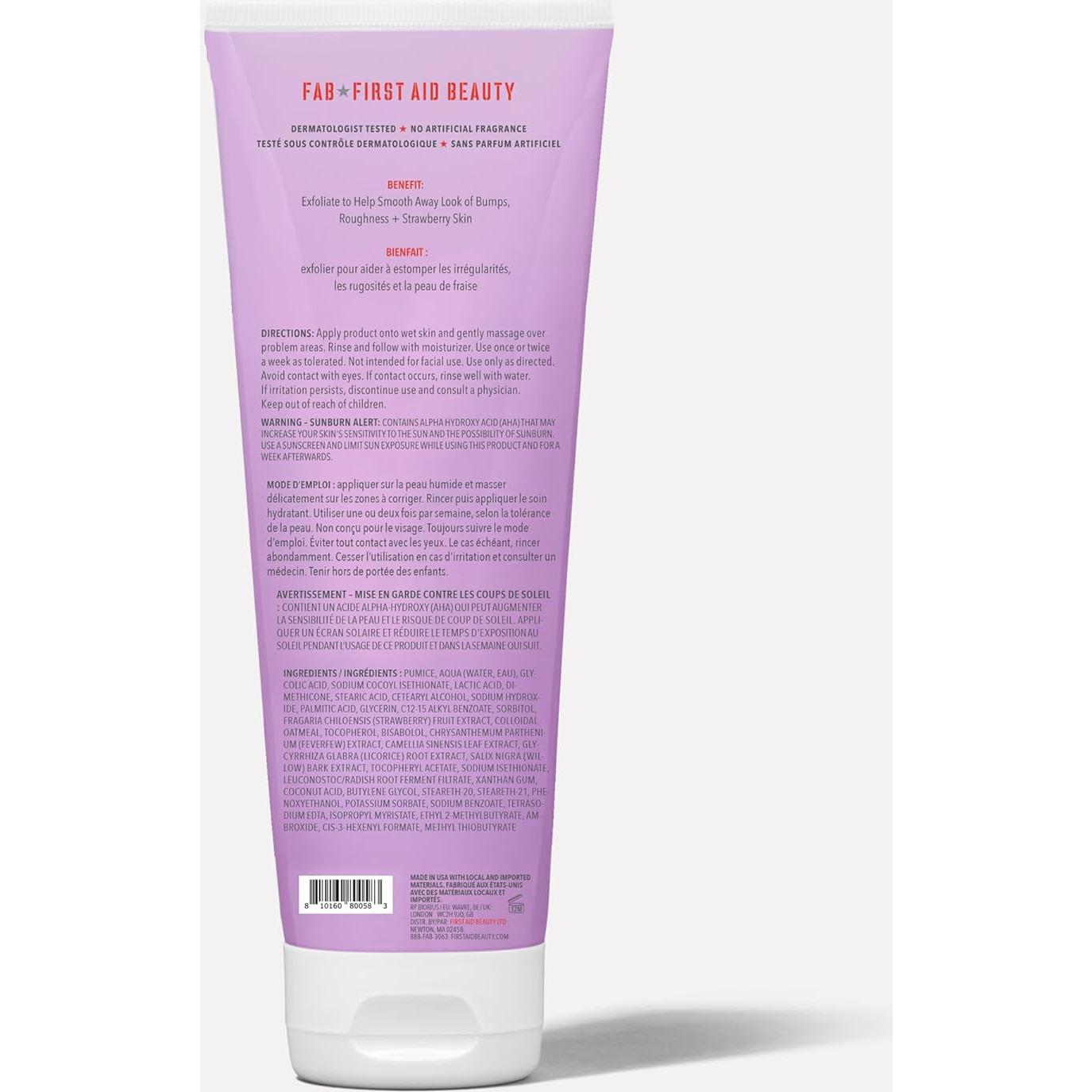 Exfoliante Corporal First Aid Beauty 226.8 g Aroma Fresa
