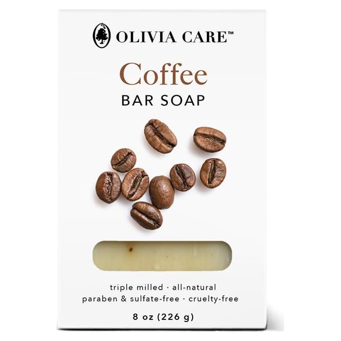 Jabón Exfoliante Olivia Care Coffee Bar - 227 g Natural