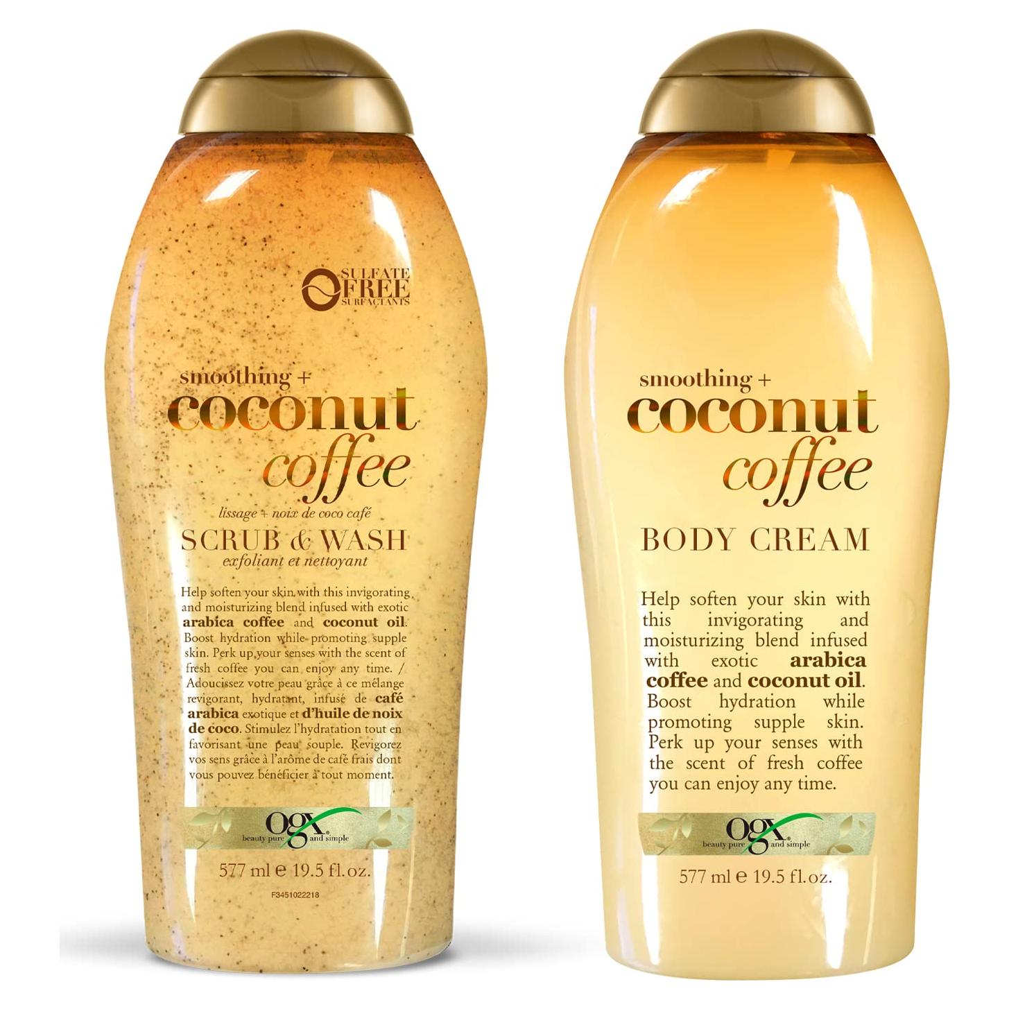 Exfoliante Corporal OGX Café de Coco 552.5g Hidratante