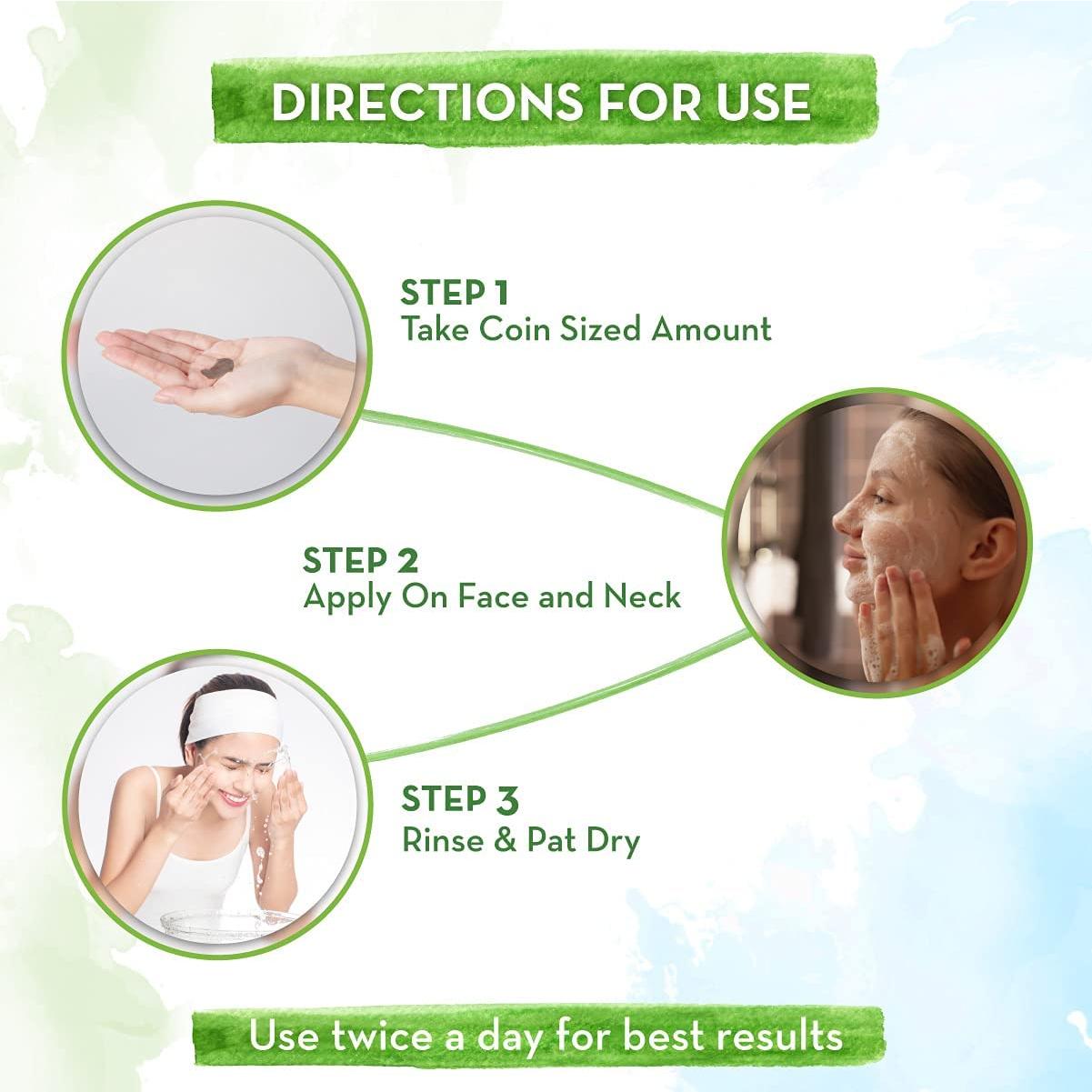 Jabón Facial de Carbón Activado Mamaearth 250ml Piel Grasa