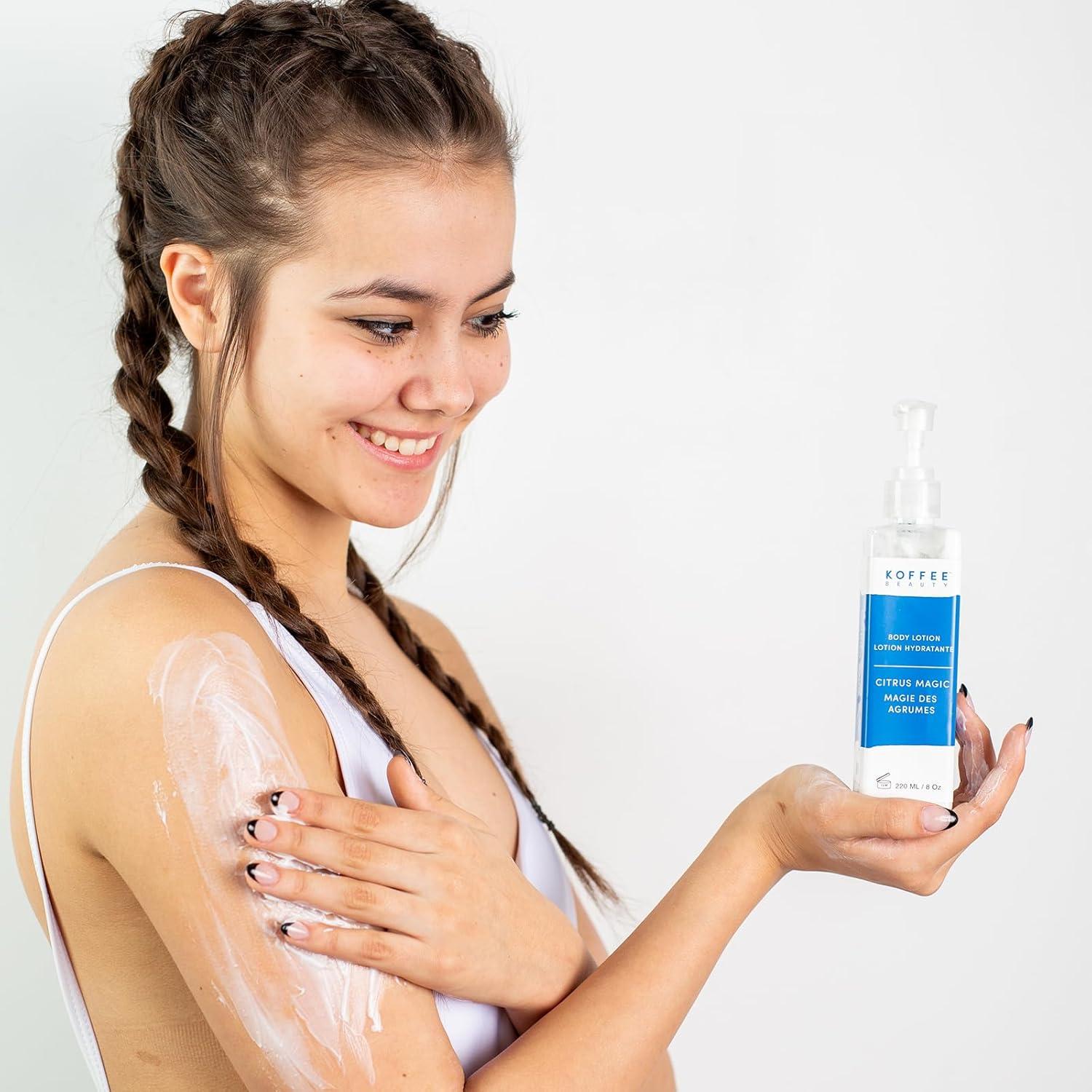 Juego de Regalo Citrus Magic Koffee Beauty - Exfoliante y Loción