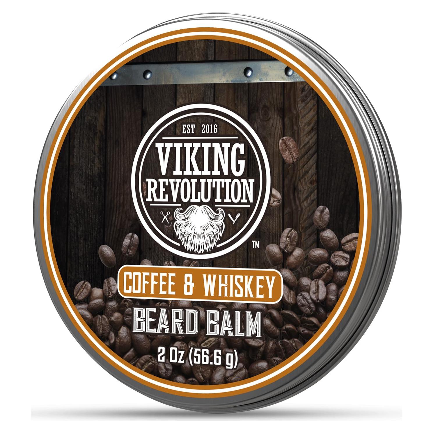 Bálsamo para Barba Viking Revolution 56.7g Aroma Café Whiskey