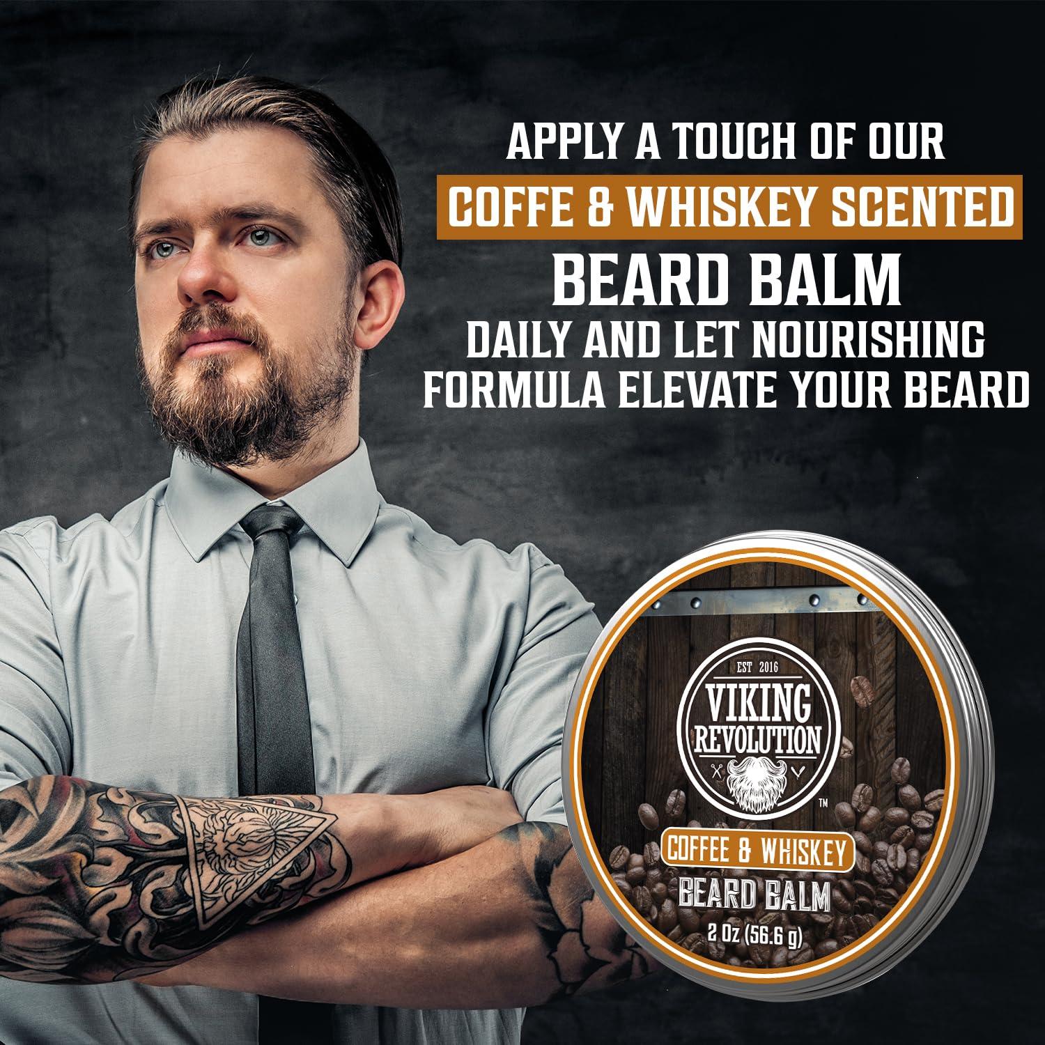 Bálsamo para Barba Viking Revolution 56.7g Aroma Café Whiskey