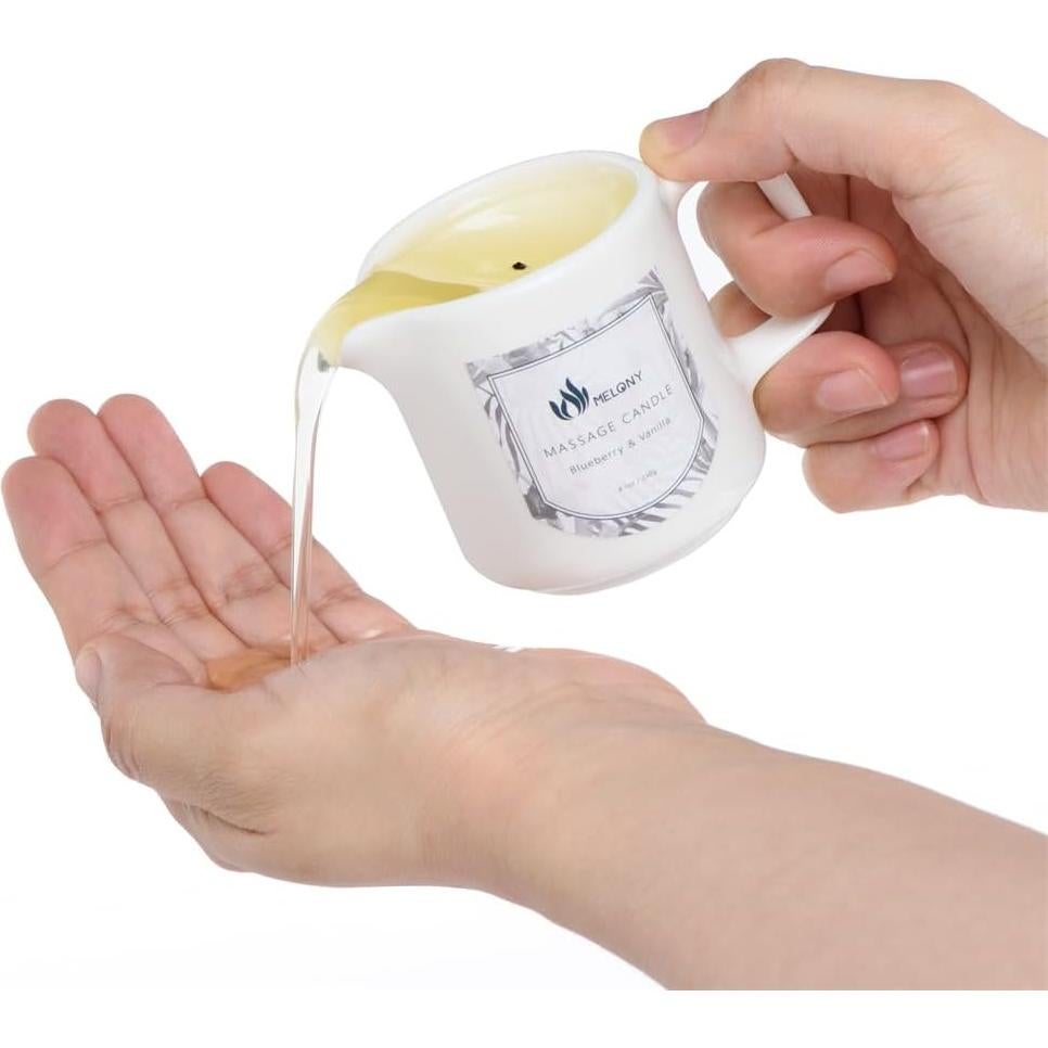 Vela de Masaje MELONY de Soja 80g Aroma Café y Whisky