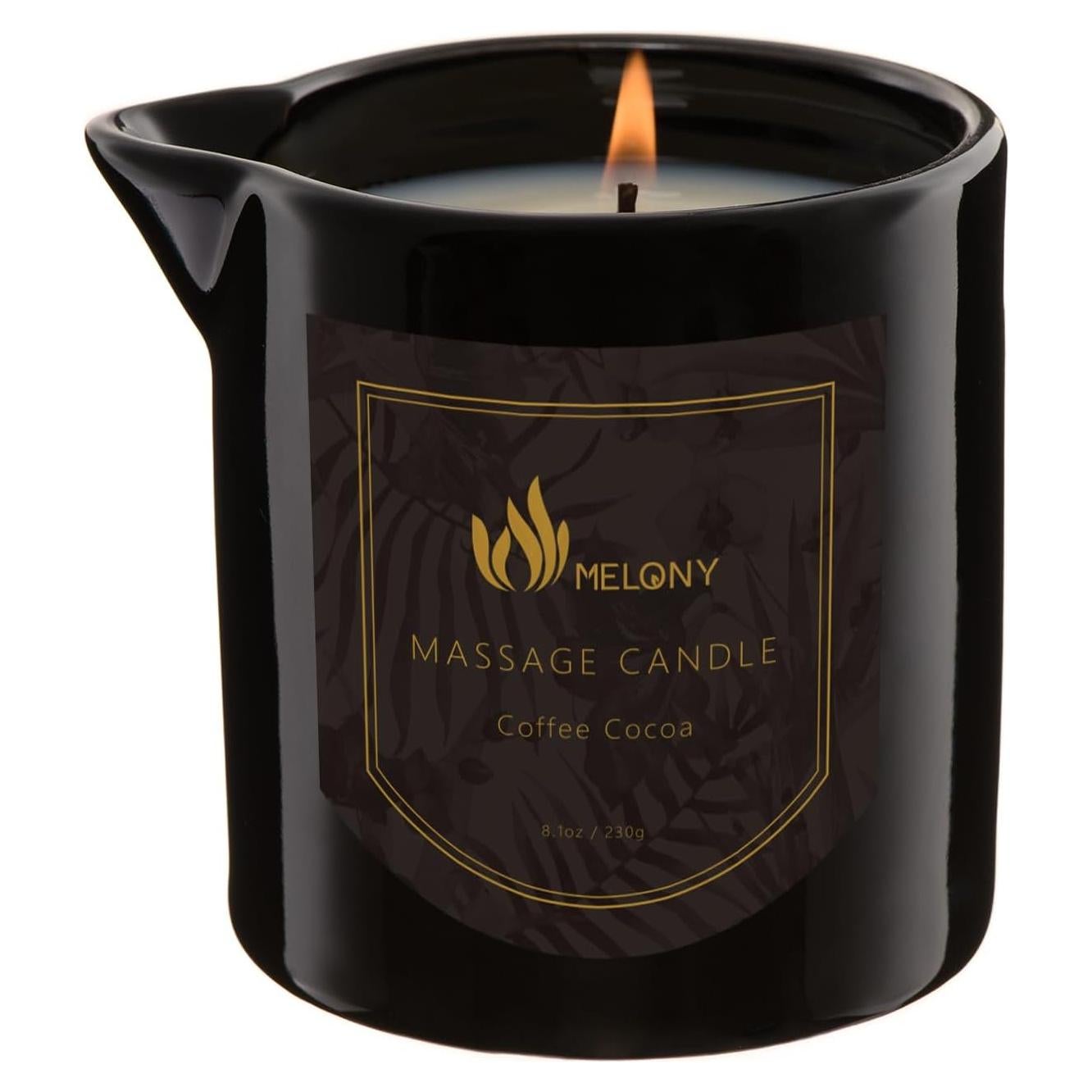 Vela de Masaje MELONY 230g - Aromaterapia Café y Cacao