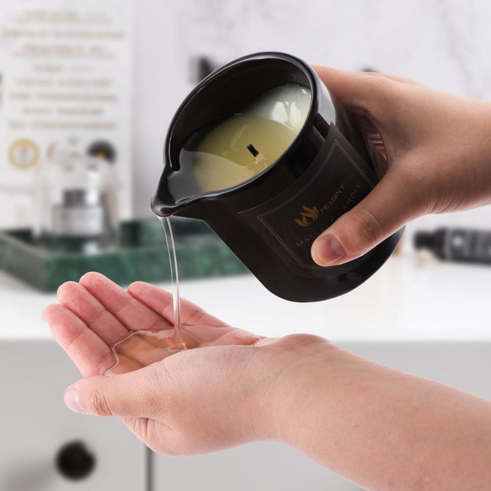 Vela de Masaje MELONY 230g - Aromaterapia Café y Cacao