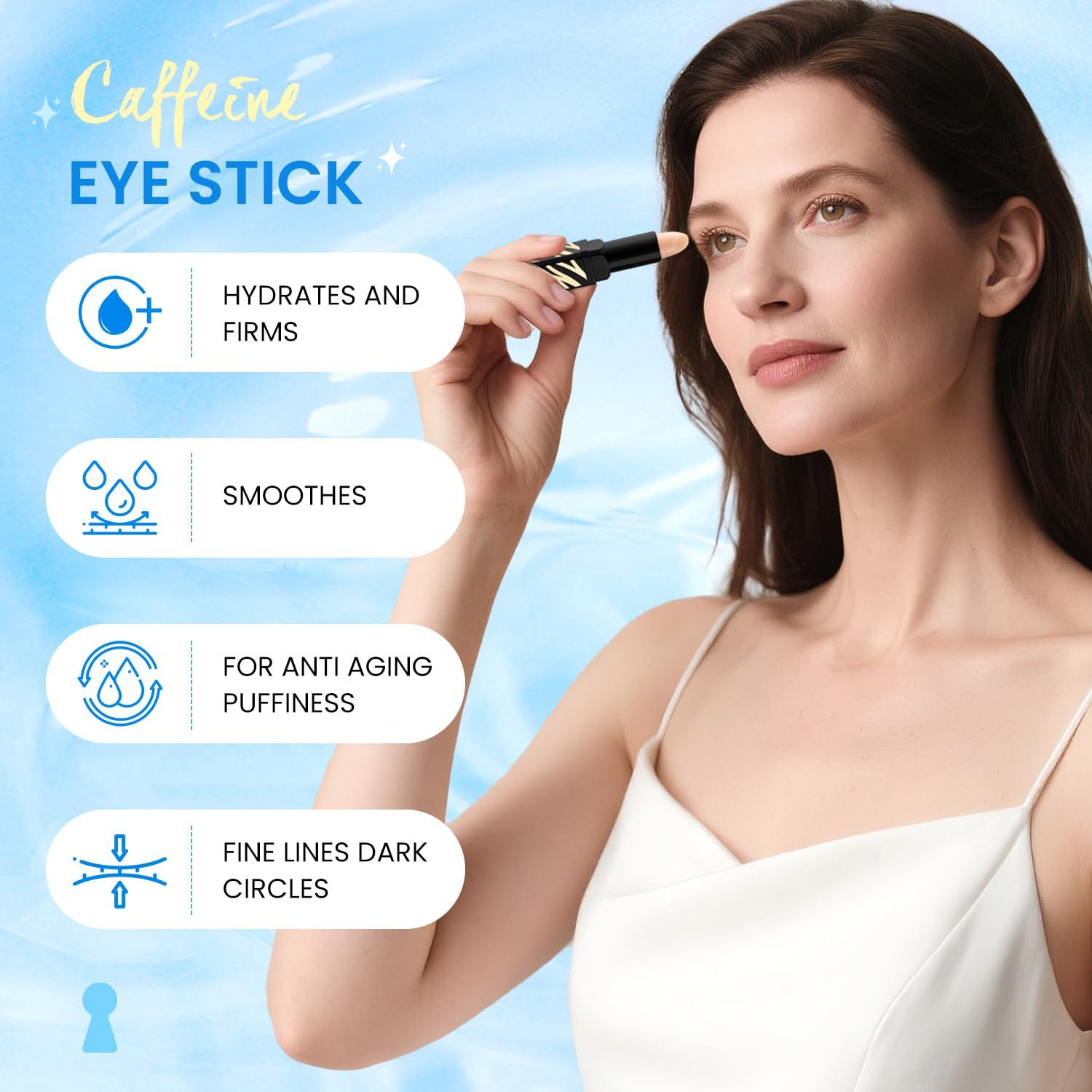 Barra de Ojos con Cafeína - Hidratante y Antiarrugas 15cm