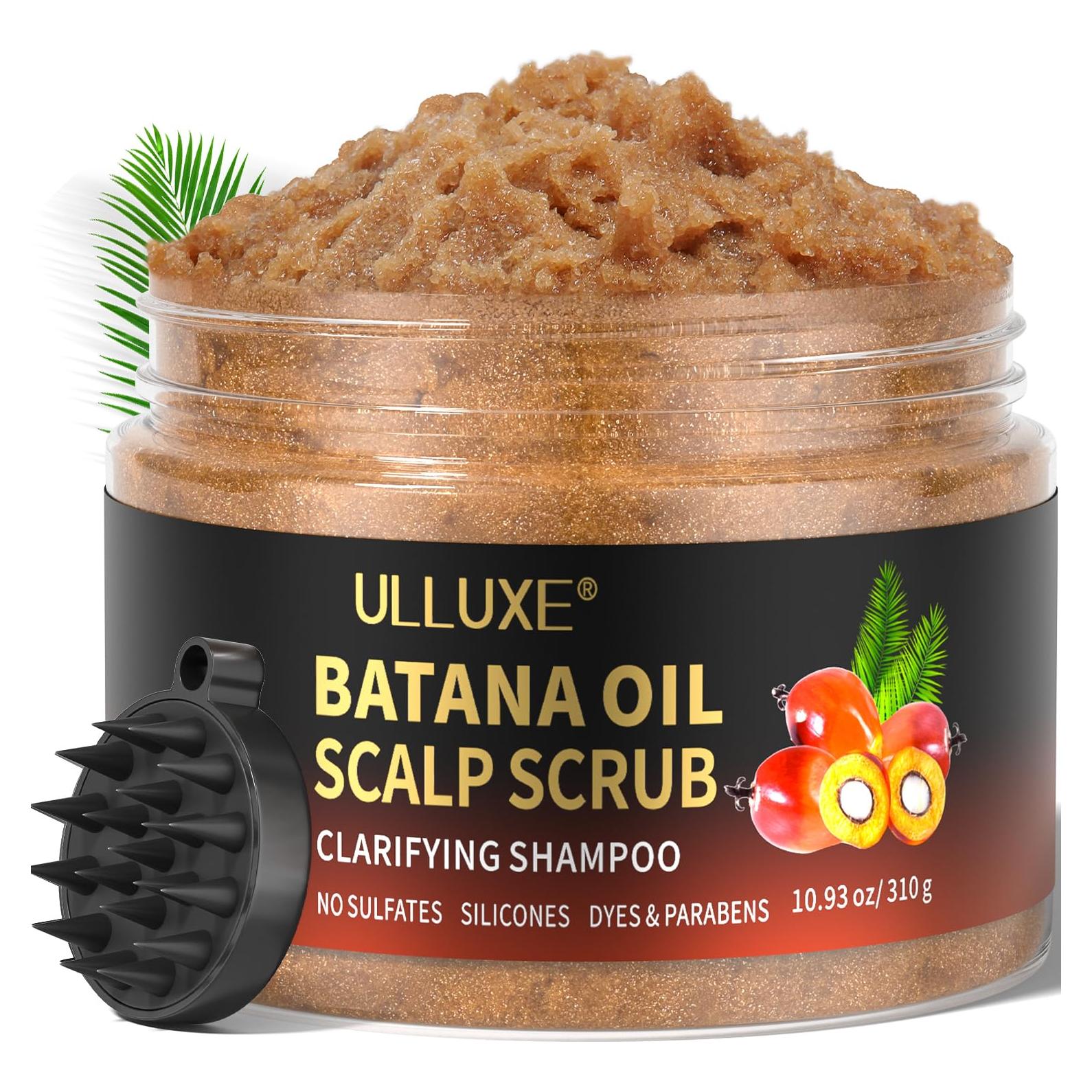 Exfoliante para Cuero Cabelludo ULLUXE 310g 2 en 1 con Aceite de Batana
