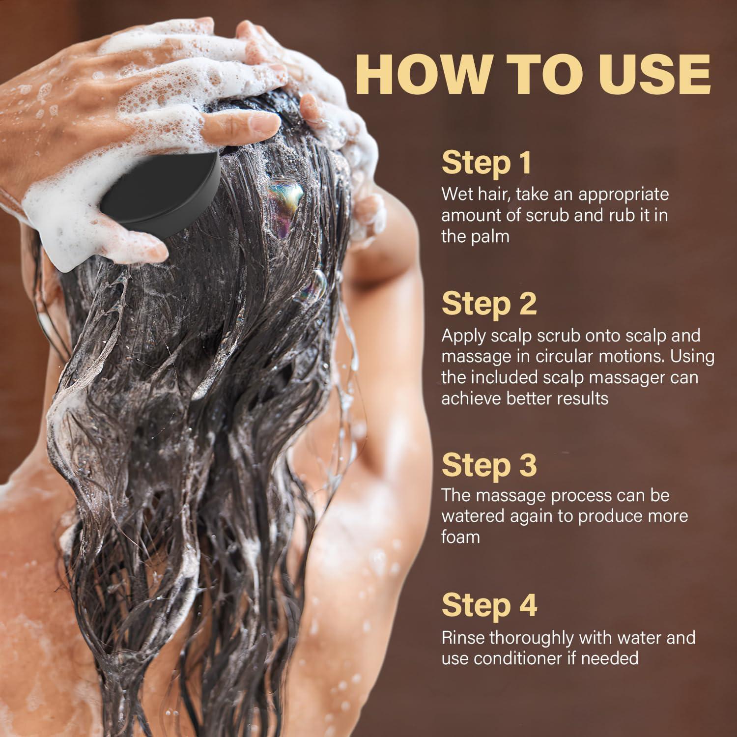 Exfoliante para Cuero Cabelludo ULLUXE 310g 2 en 1 con Aceite de Batana