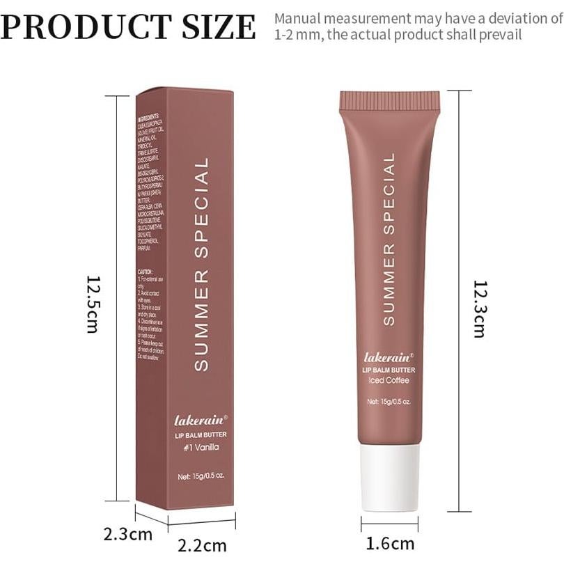 Bálsamo Labial Hidratante JIMYAUQIN - Tinte Café 14g