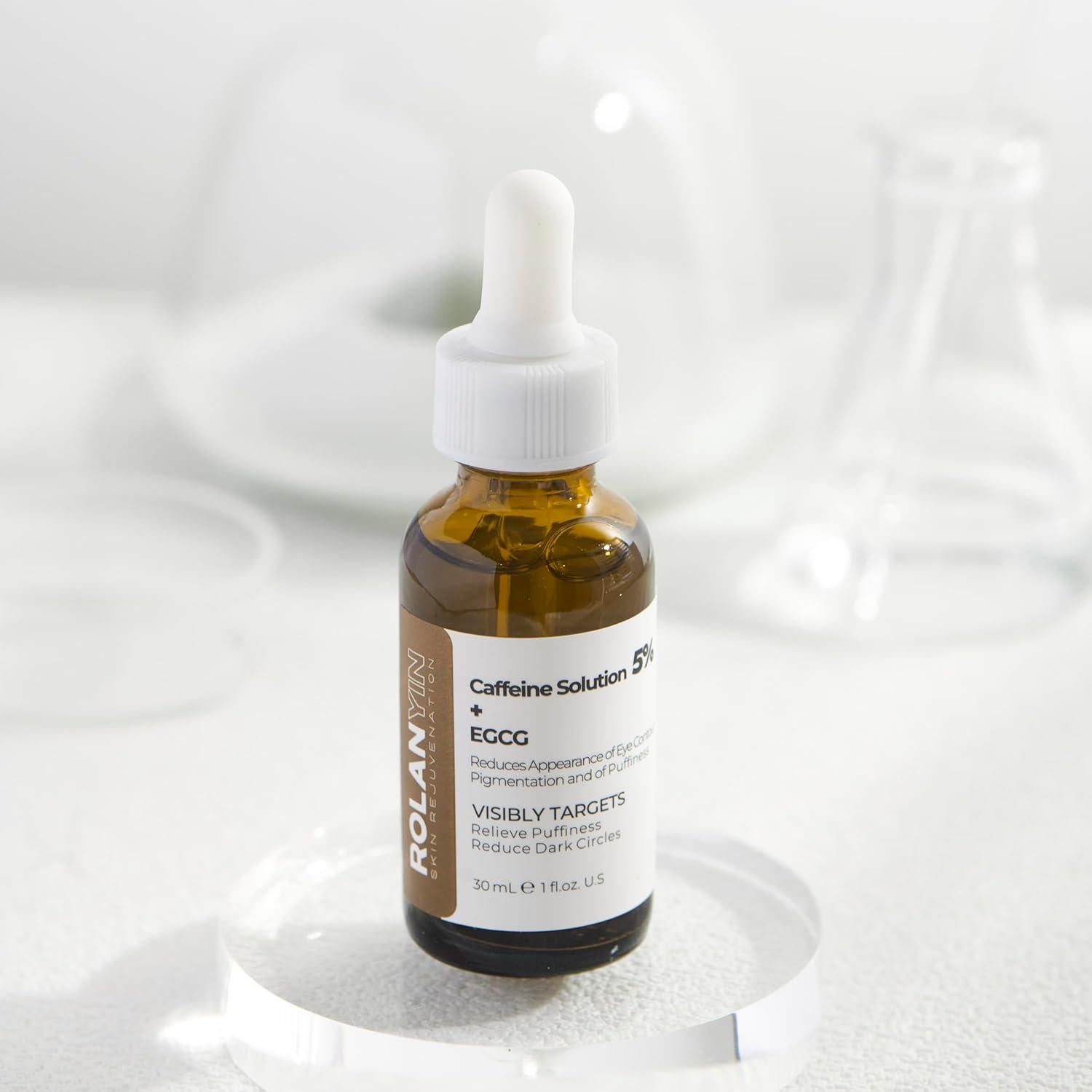 Serum para Ojos Rolanyin 5% Café + EGCG 29.57 ml Hidratante