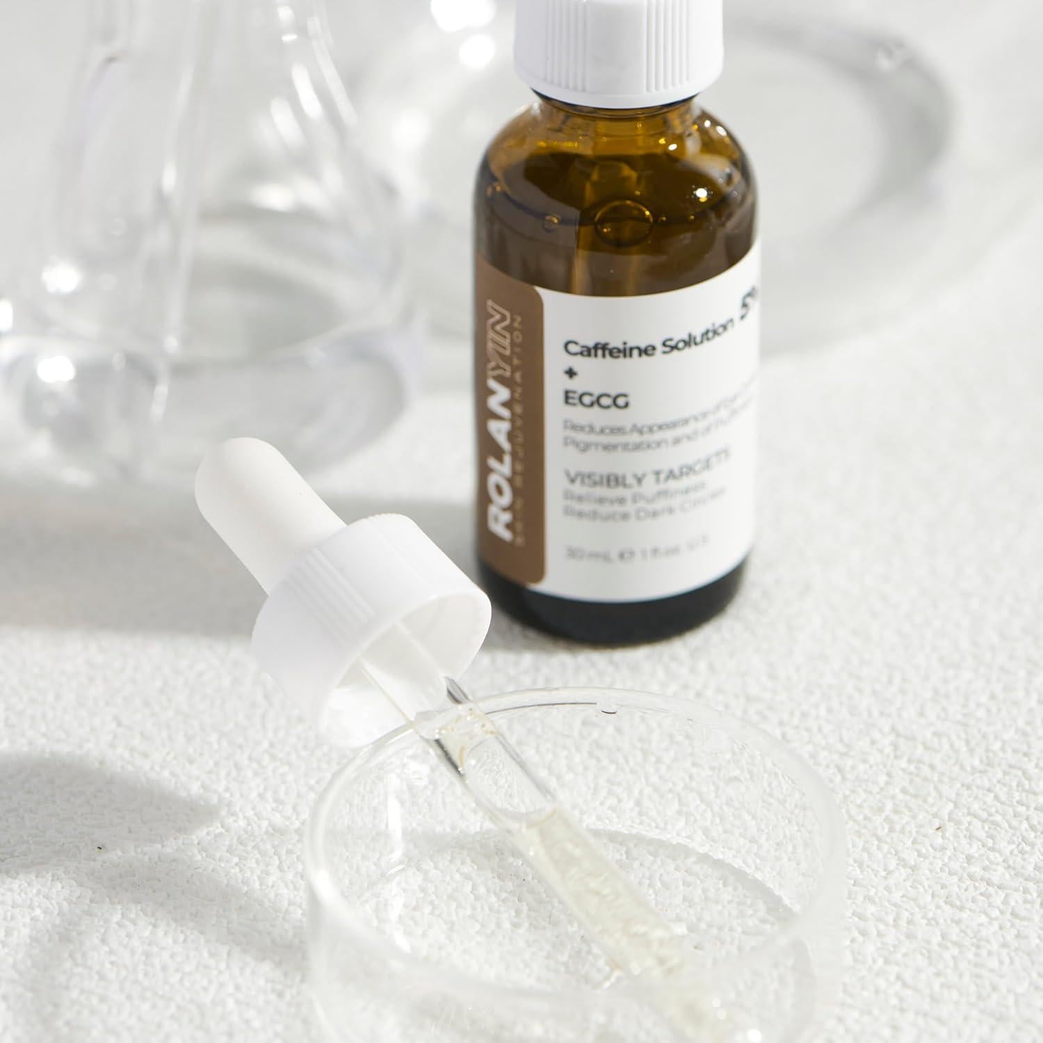 Serum para Ojos Rolanyin 5% Café + EGCG 29.57 ml Hidratante