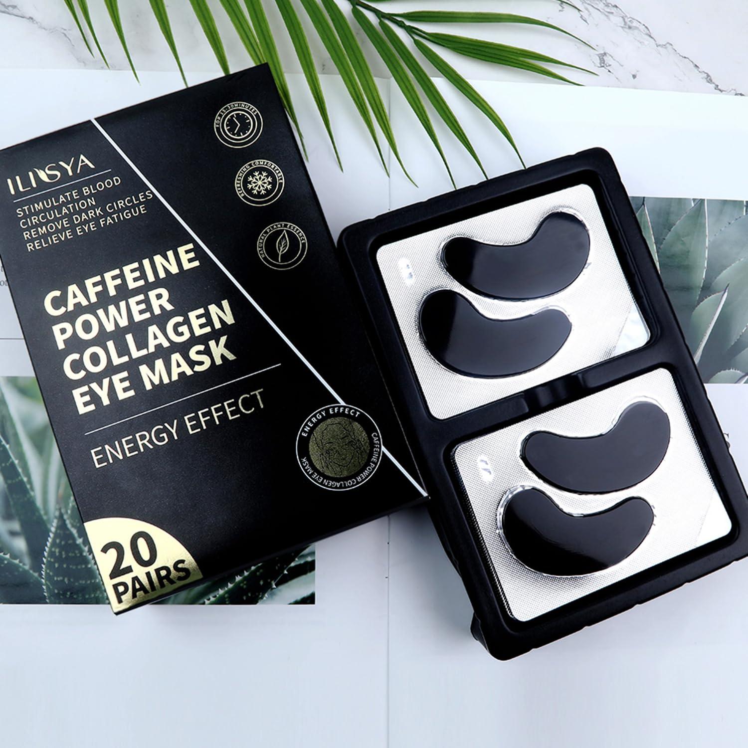 Parches de Colágeno para Ojos ROUSE - 20 Pares con Cafeína