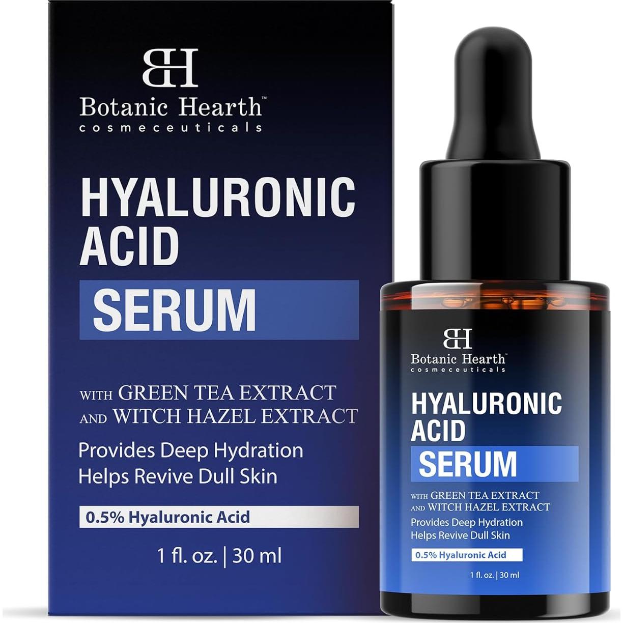 Suero Facial Hialurónico Botanic Hearth 29.57 ml - Hidratante