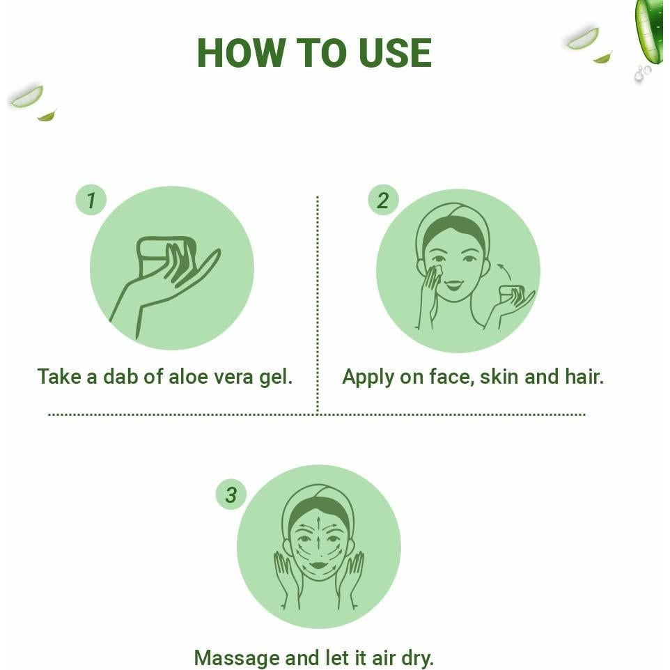 Gel de Aloe Vera Orgánico Indus Valley 400ml - Piel y Cabello