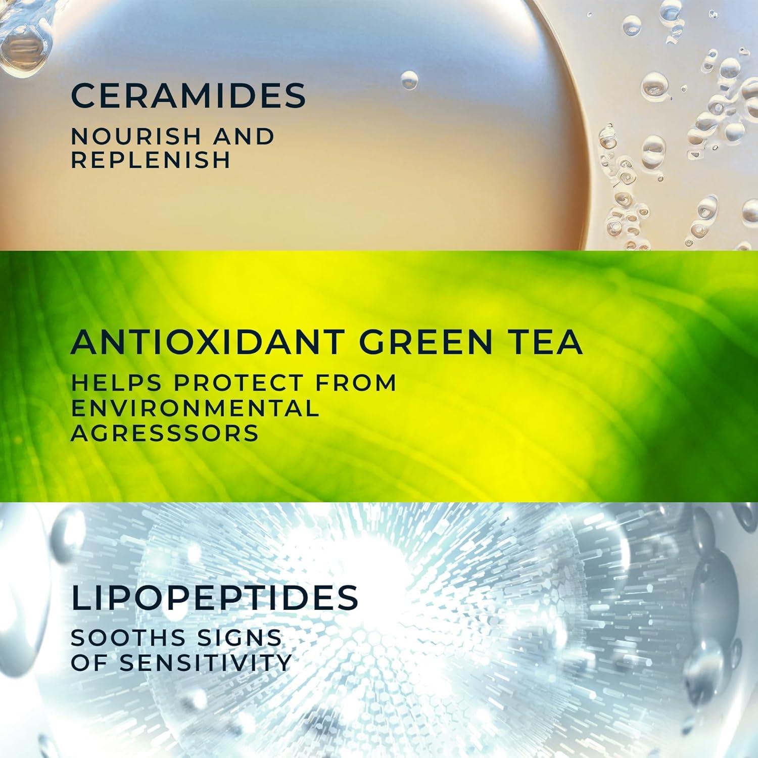 Crema Nocturna RoC Barrier Renew con Ceramidas y Té Verde 70g