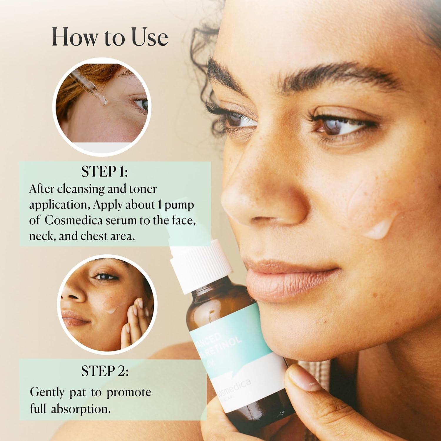 Suero Antienvejecimiento Retinol 2.5% Cosmedica 29.57ml