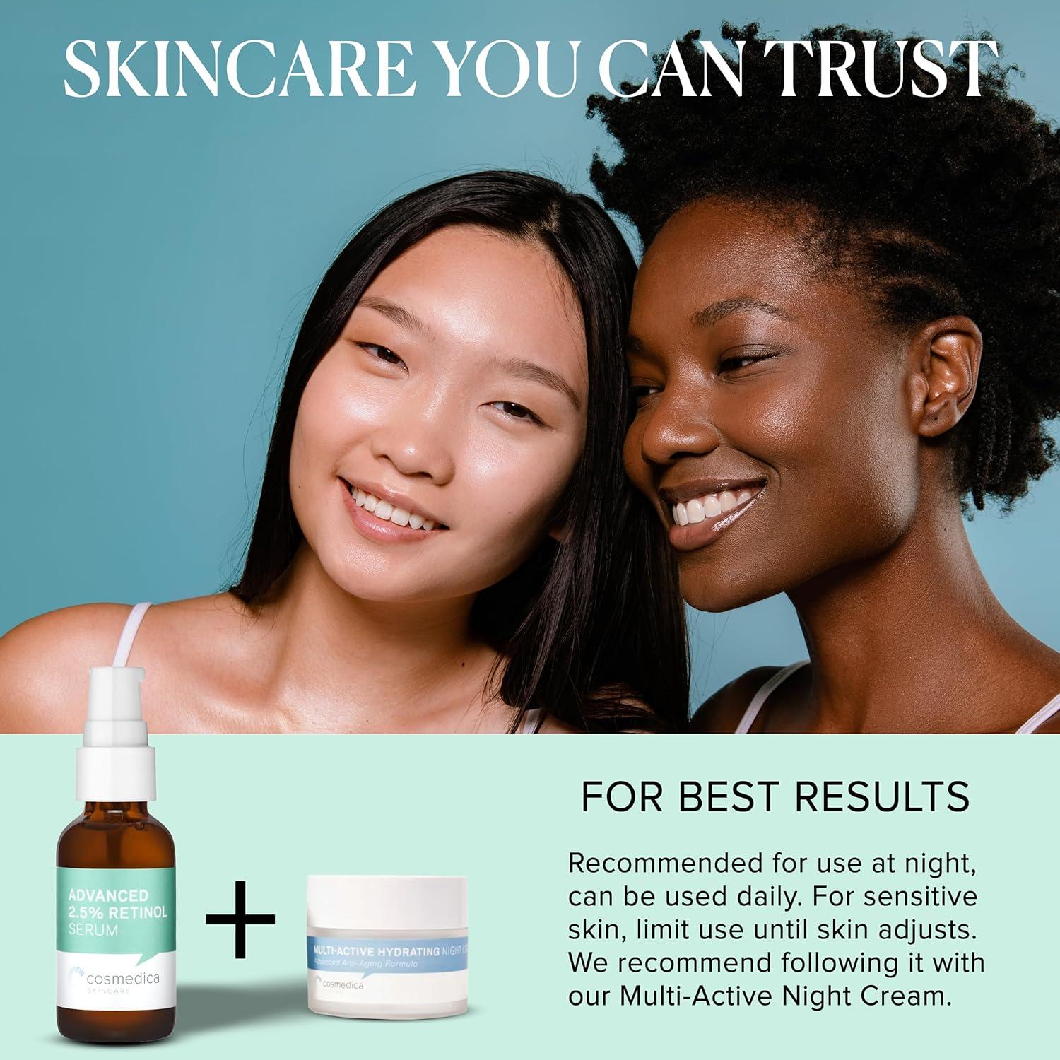 Suero Antienvejecimiento Retinol 2.5% Cosmedica 29.57ml