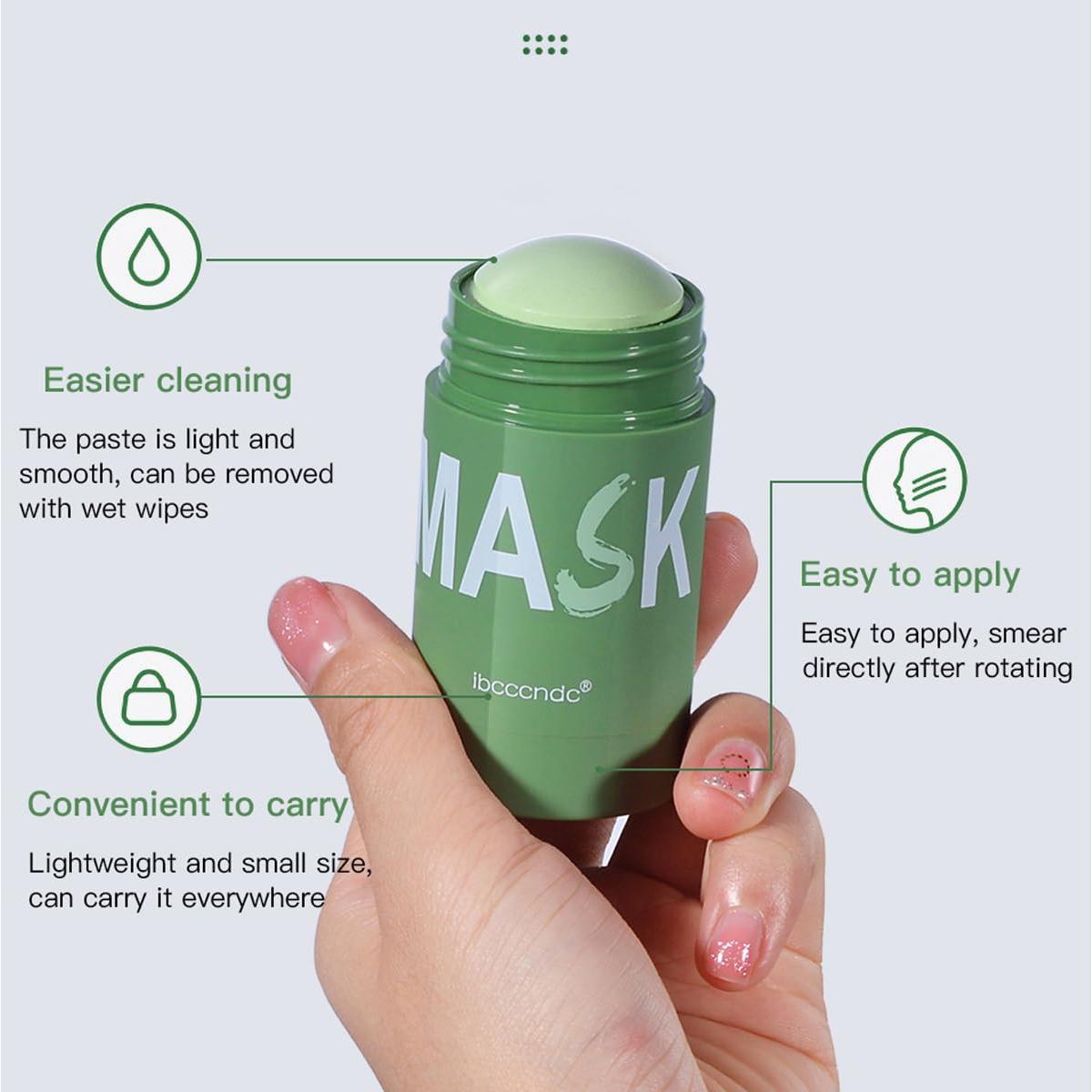 Barra de Mascarilla Limpieza Profunda WenFeng con Té Verde 2PCS