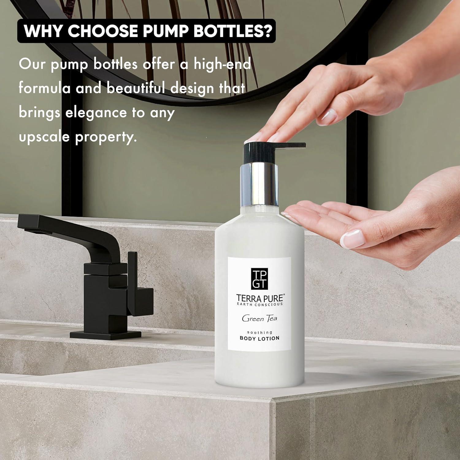 Loción de Té Verde Terra Pura 287 ml con Miel y Aloe Vera