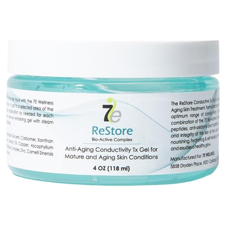 Gel Conductivo ReStore 7E Wellness 113g - Cuidado Facial Antienvejecimiento