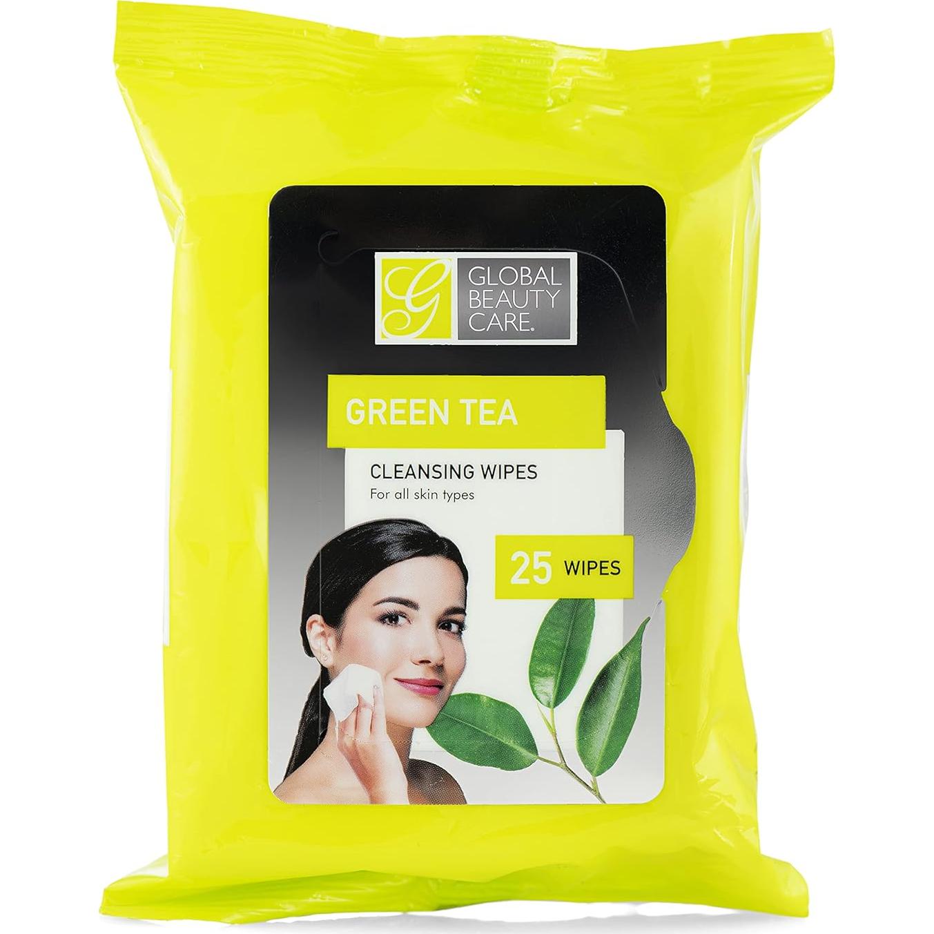 Toallitas Limpiadoras Global Beauty Care 100 ct. Té Verde