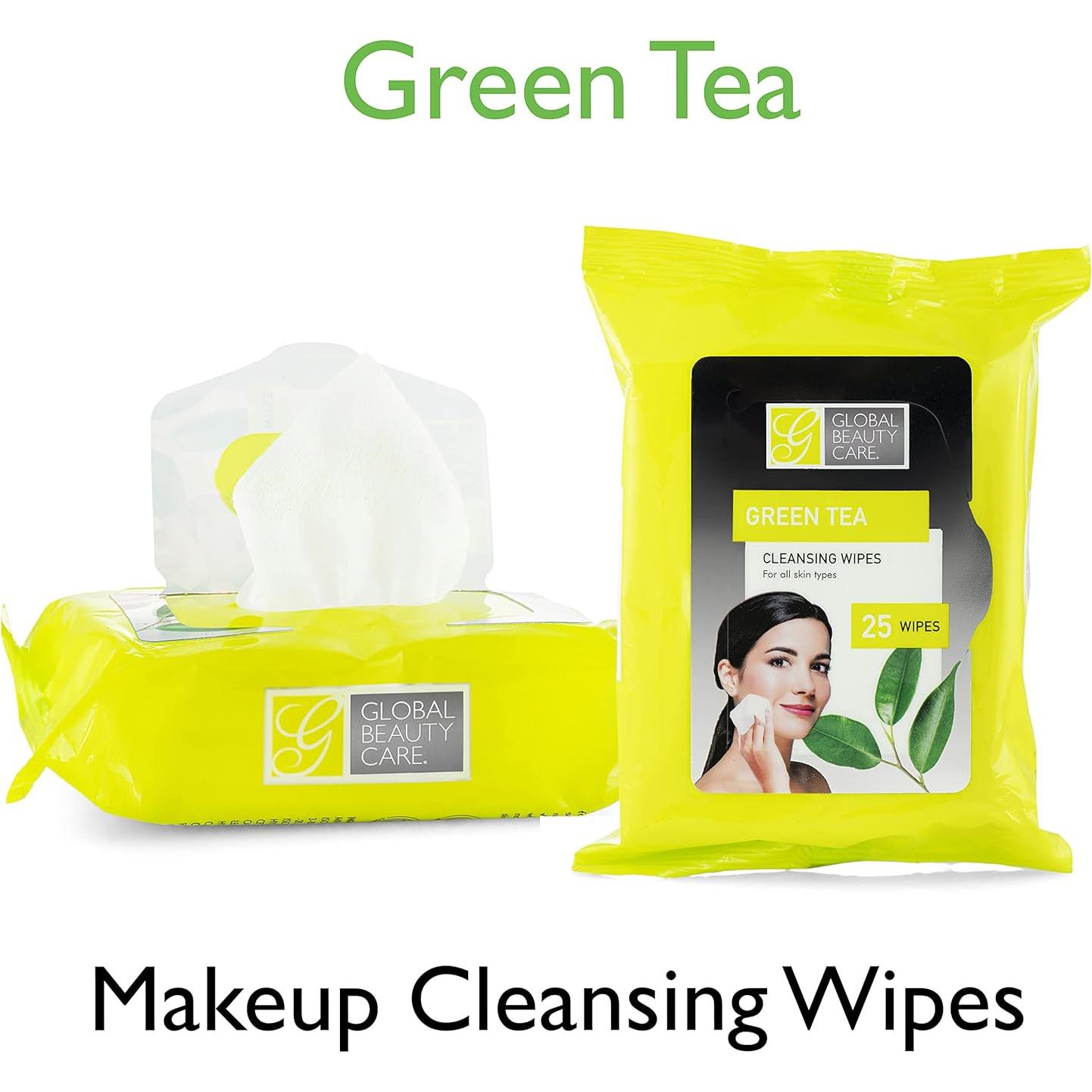 Toallitas Limpiadoras Global Beauty Care 100 ct. Té Verde