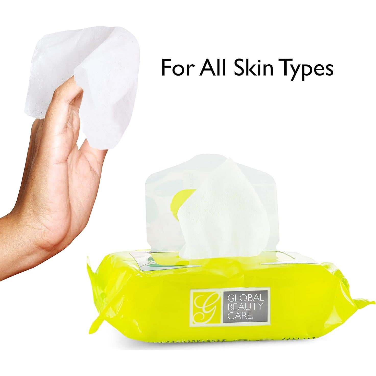 Toallitas Limpiadoras Global Beauty Care 100 ct. Té Verde