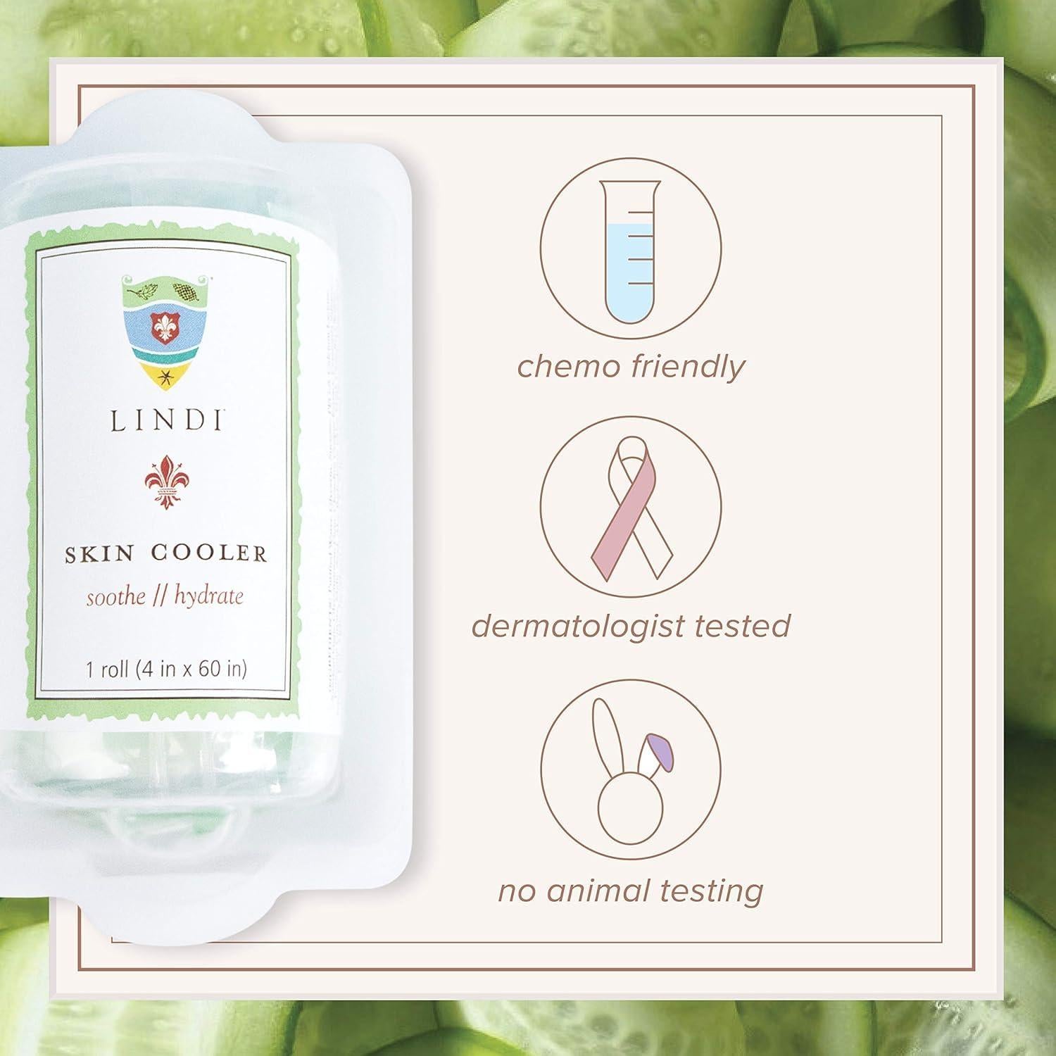 Lindi Skin Cooler Roll - Gel Hidratante Enfriador 10 cm x 152 cm