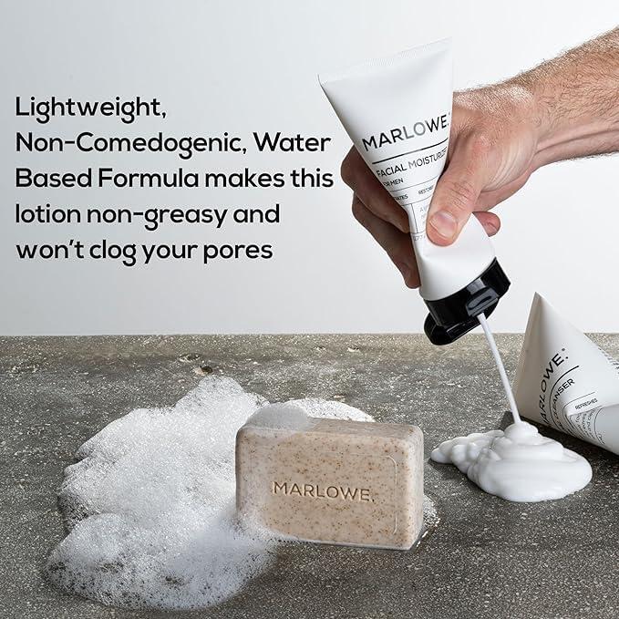 Dúo Limpiador Facial y Hidratante MARLOWE. 170 g cada uno