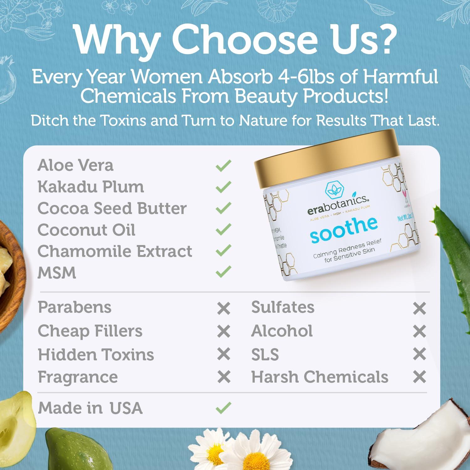 Crema Hidratante Era Organics para Enrojecimiento 56.7g