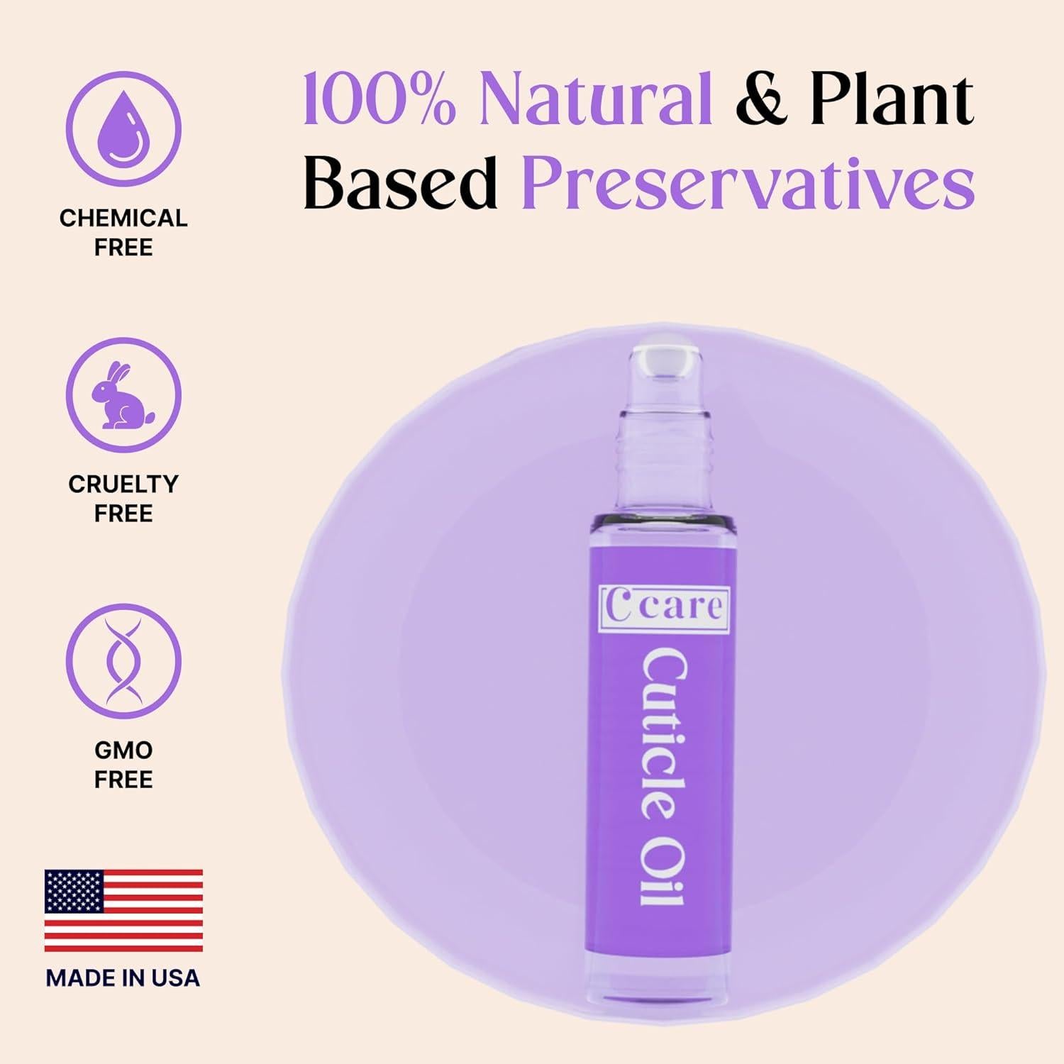 Aceite de Cutícula C CUIDADO 10ml Lavanda y Manzanilla