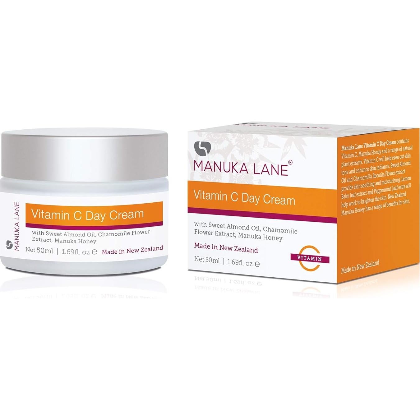 Crema Diurna de Vitamina C Manuka Lane 50 ml Natural