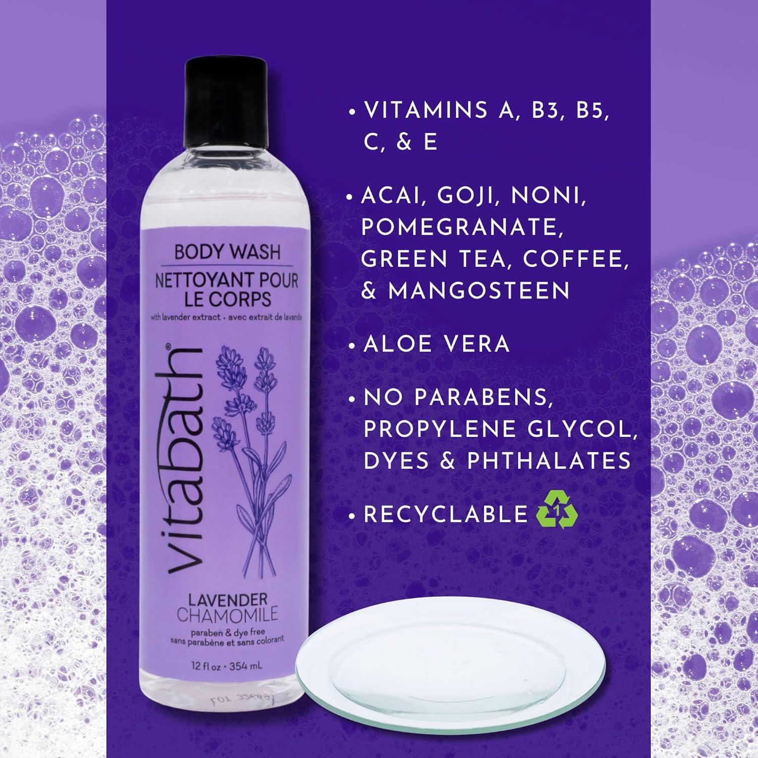 Gel de Ducha Hidratante Vitabath Lavanda y Manzanilla 340 g