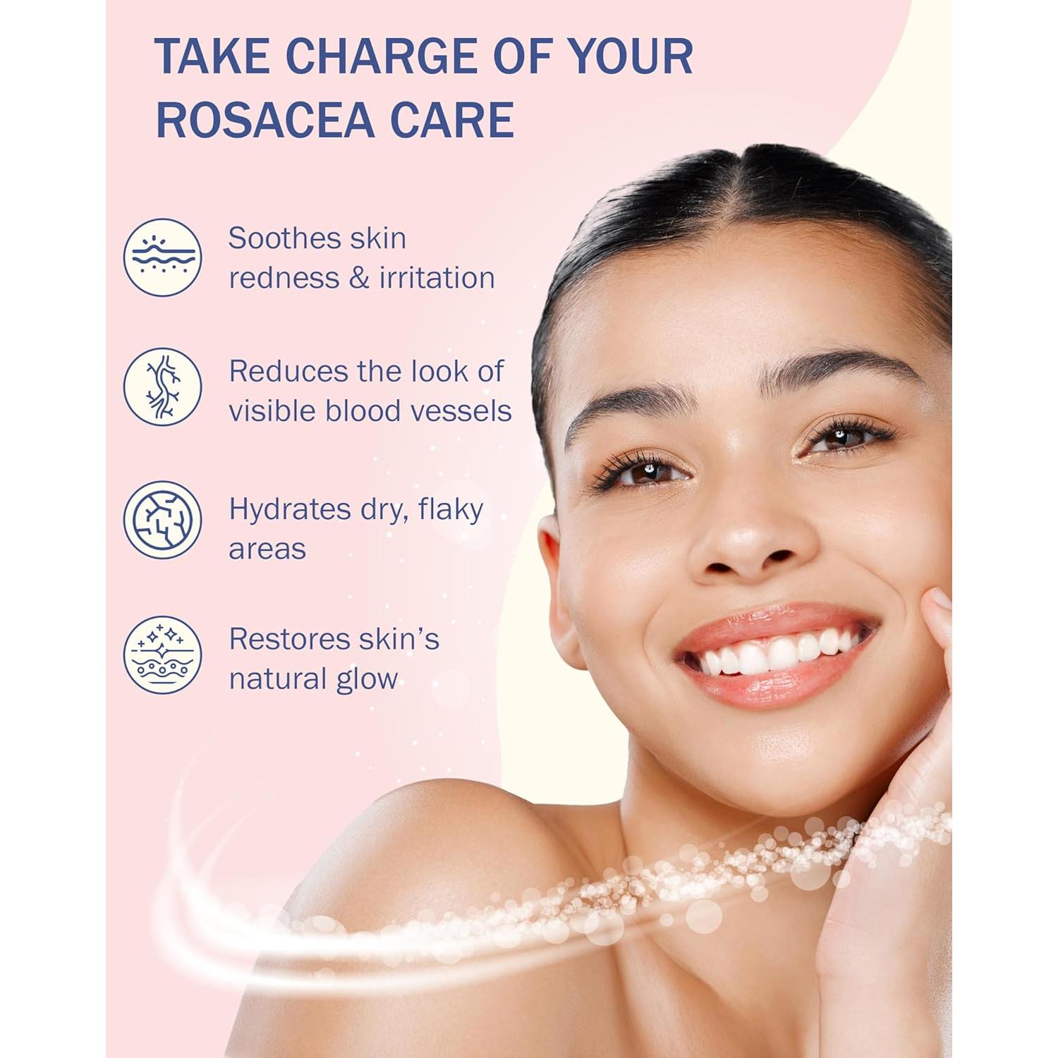 Conjunto Cuidado Piel Rosácea e70 - Limpiador, Crema y Suero