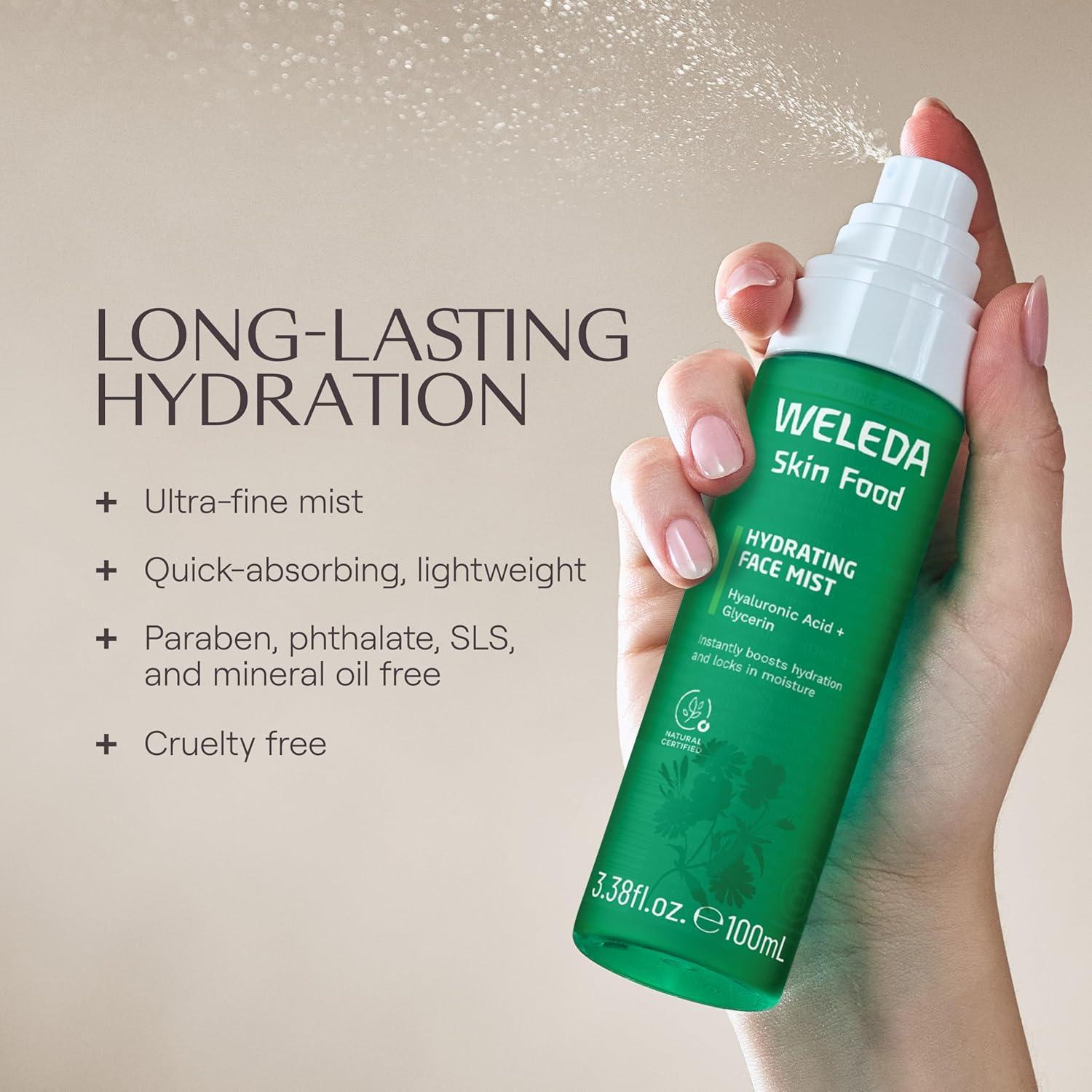 Weleda Skin Food Hidratante Facial Mist 140g - Hidratación Instantánea