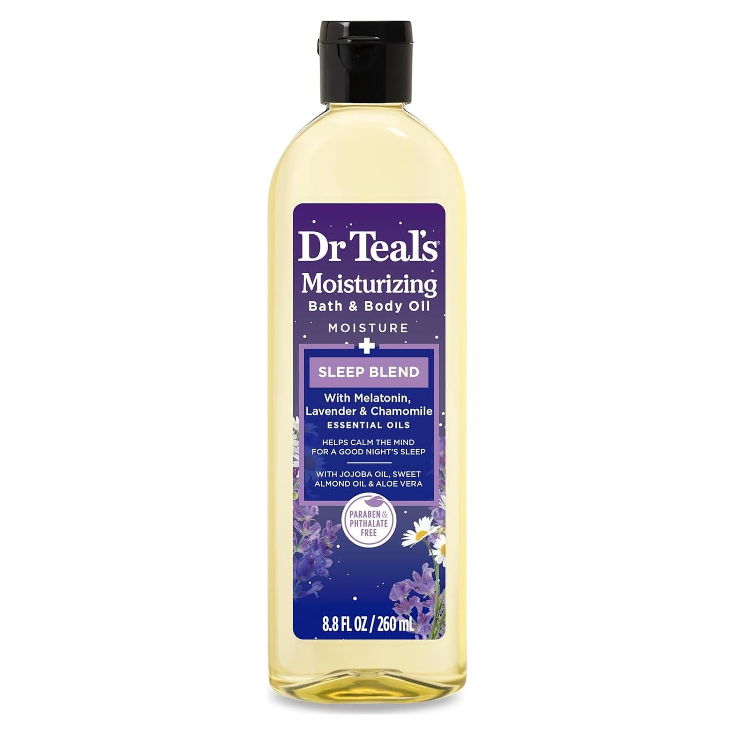 Aceite Hidratante para Baño Dr Teal 260 ml - Sueño con Melatonina