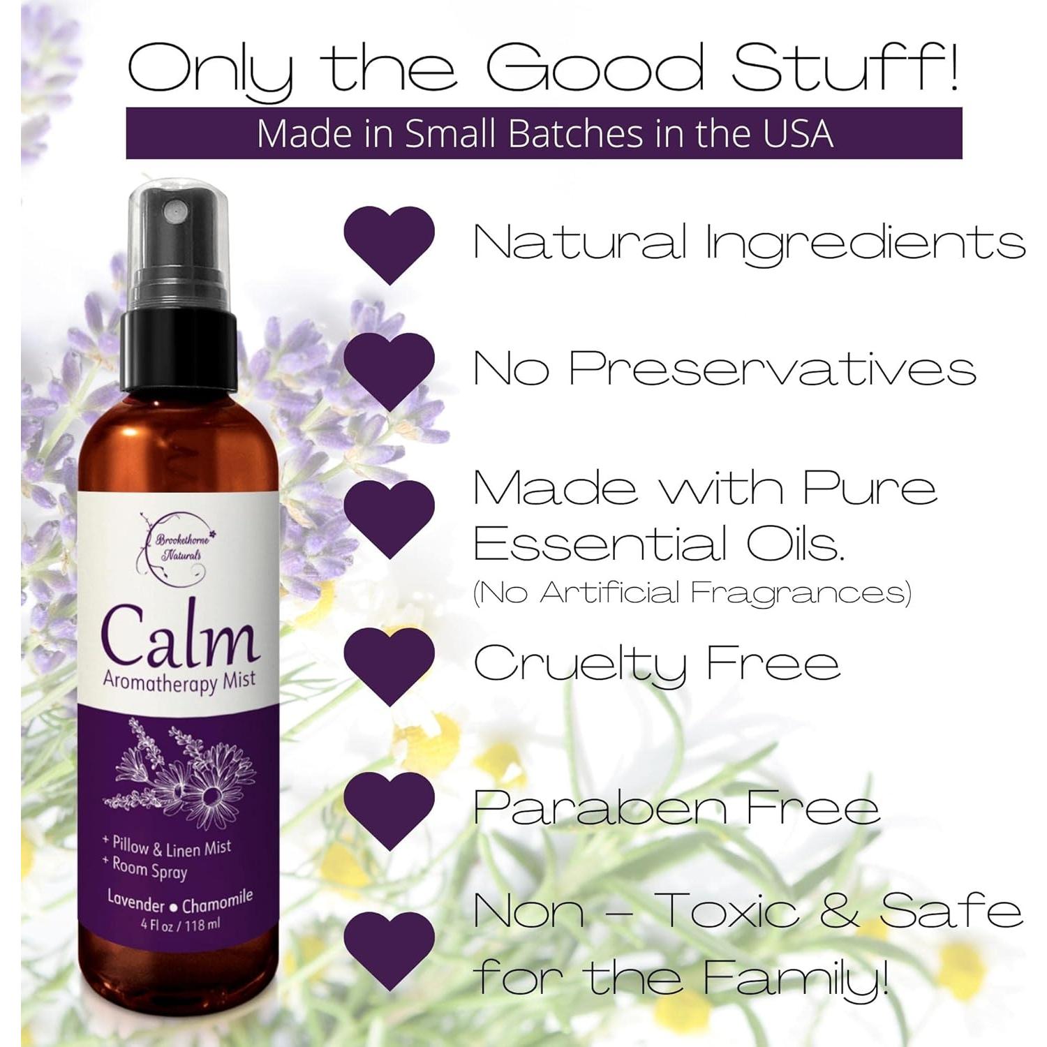 Bruma de Aromaterapia Calm Brookethorne 113ml Lavanda Manzanilla