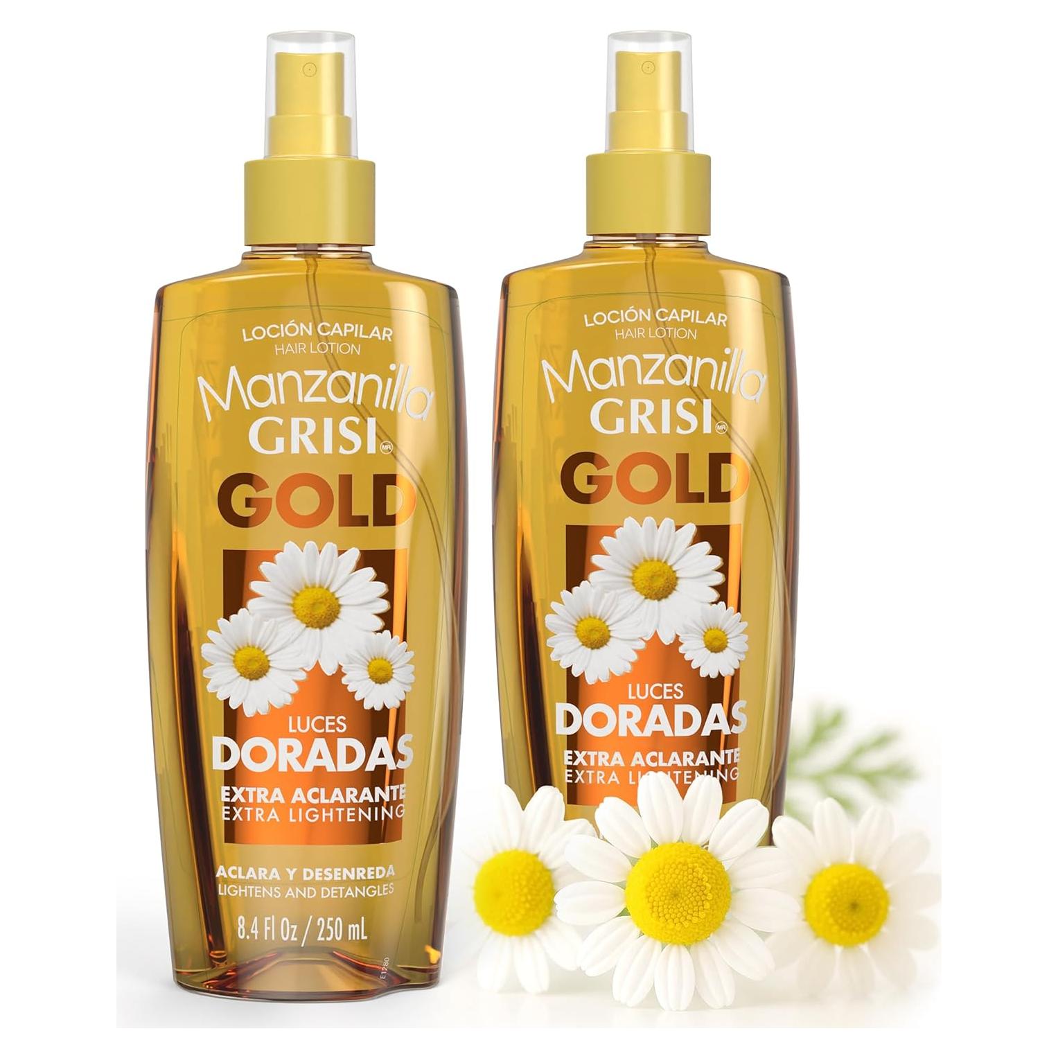 Loción Aclaradora para el Cabello Grisi con Manzanilla - 2 Botellas de 248 ml
