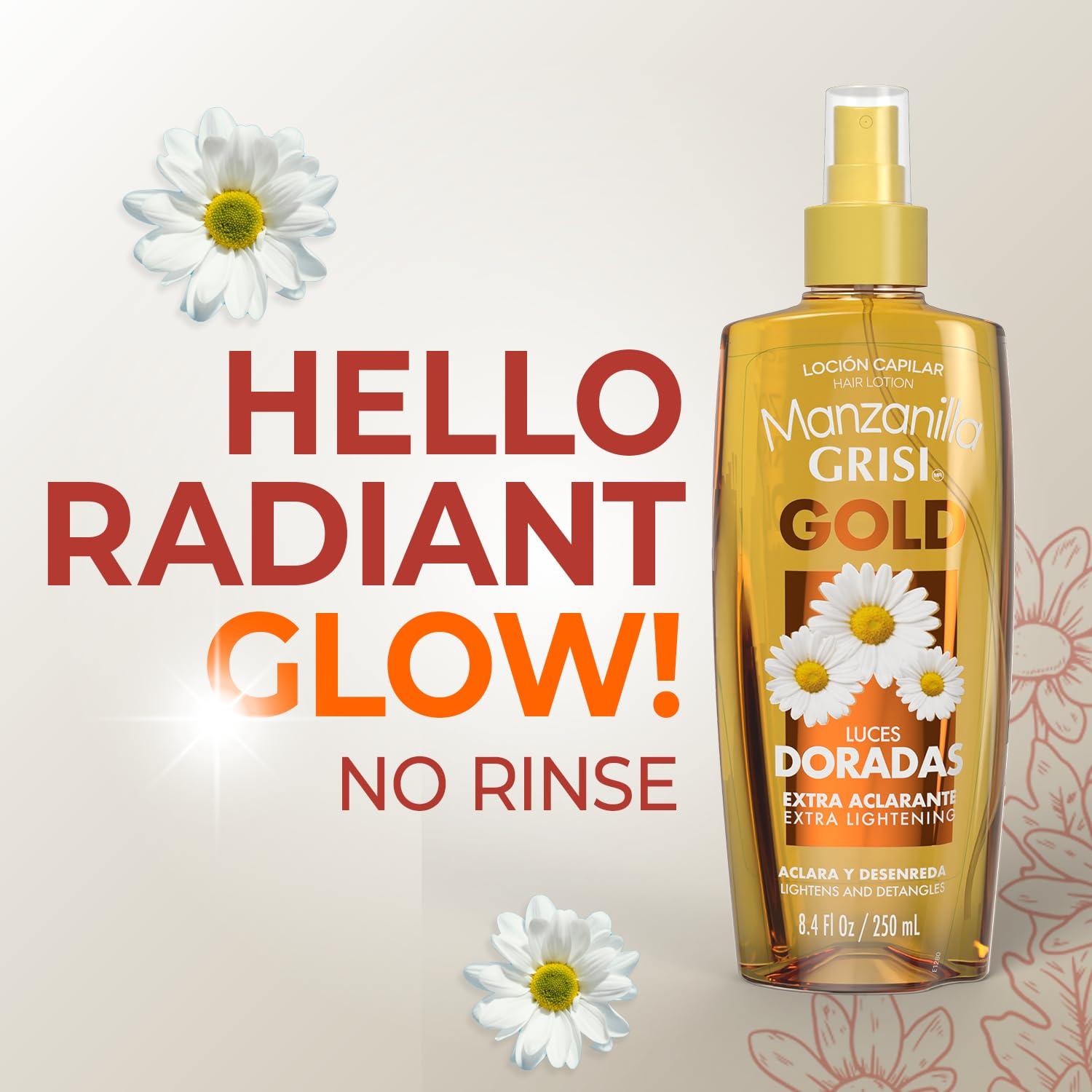 Loción Aclaradora para el Cabello Grisi con Manzanilla - 2 Botellas de 248 ml