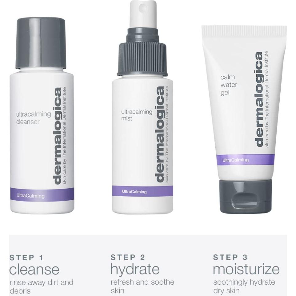 Kit de Rescate Dermalogica para Piel Sensible - Limpiador, Tónico y Hidratante