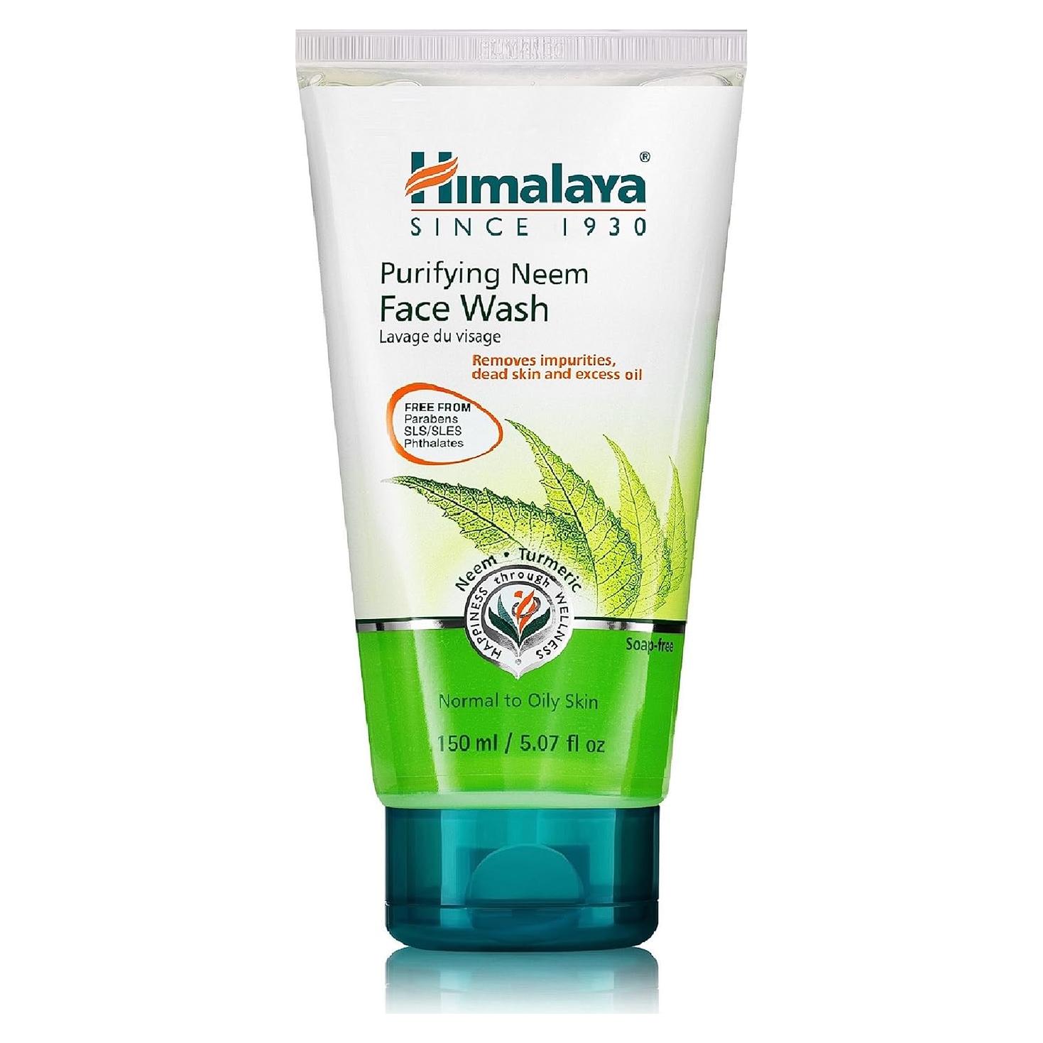 Limpiador Facial Purificante Himalaya Neem 150 mL Vegano