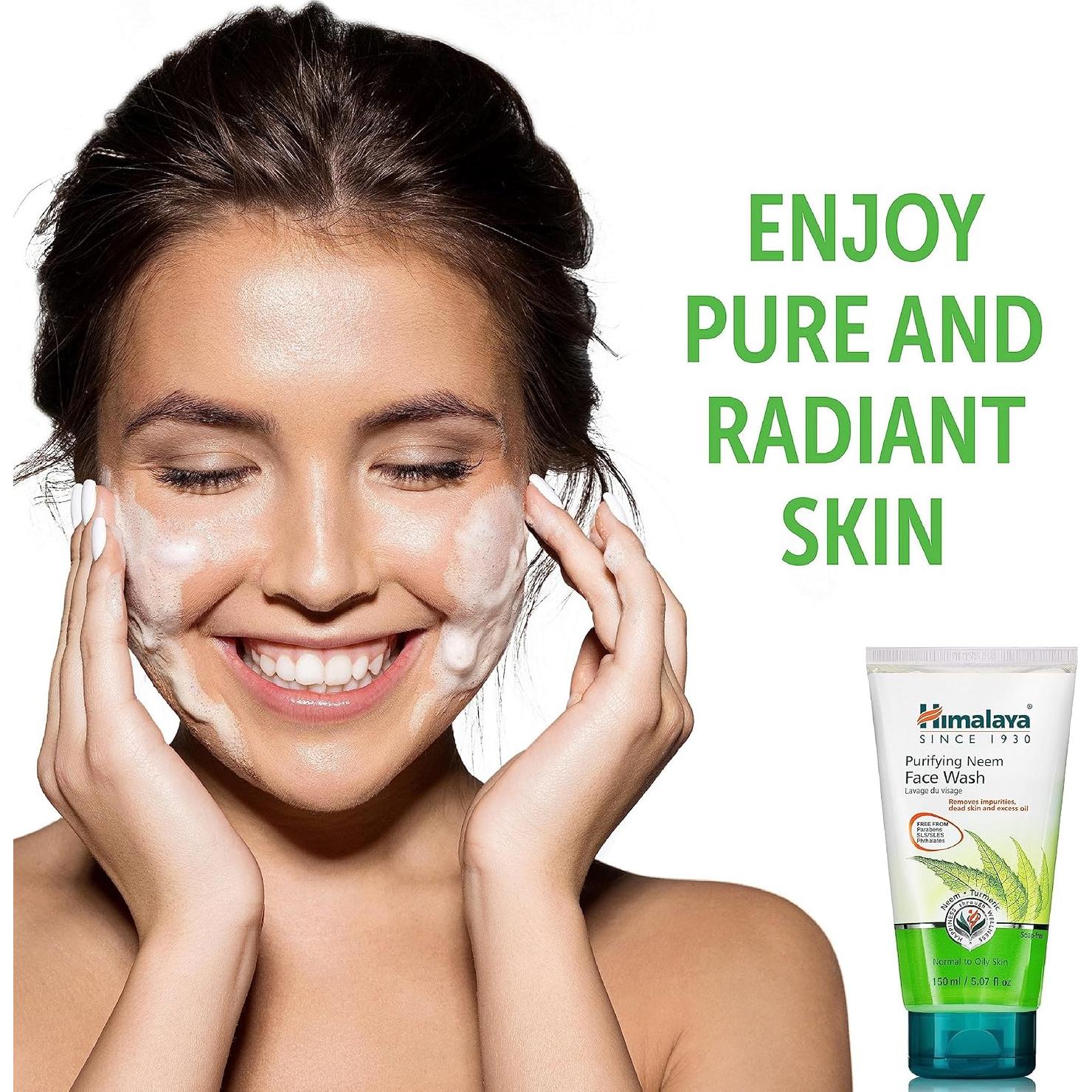 Limpiador Facial Purificante Himalaya Neem 150 mL Vegano