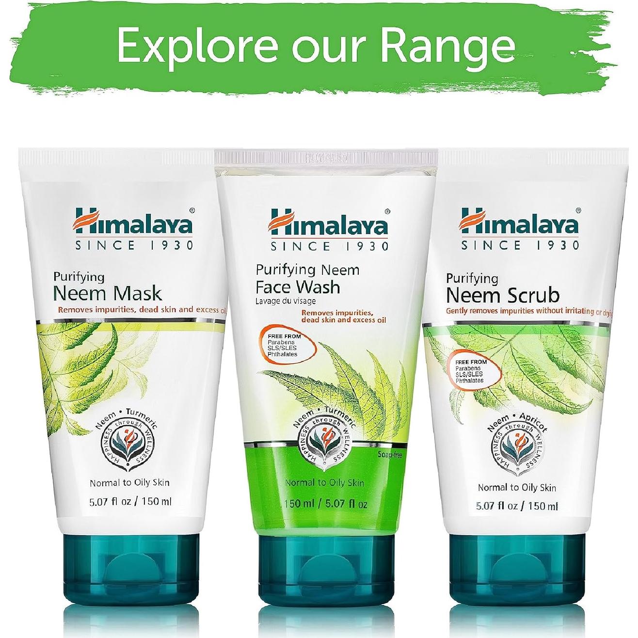 Limpiador Facial Purificante Himalaya Neem 150 mL Vegano