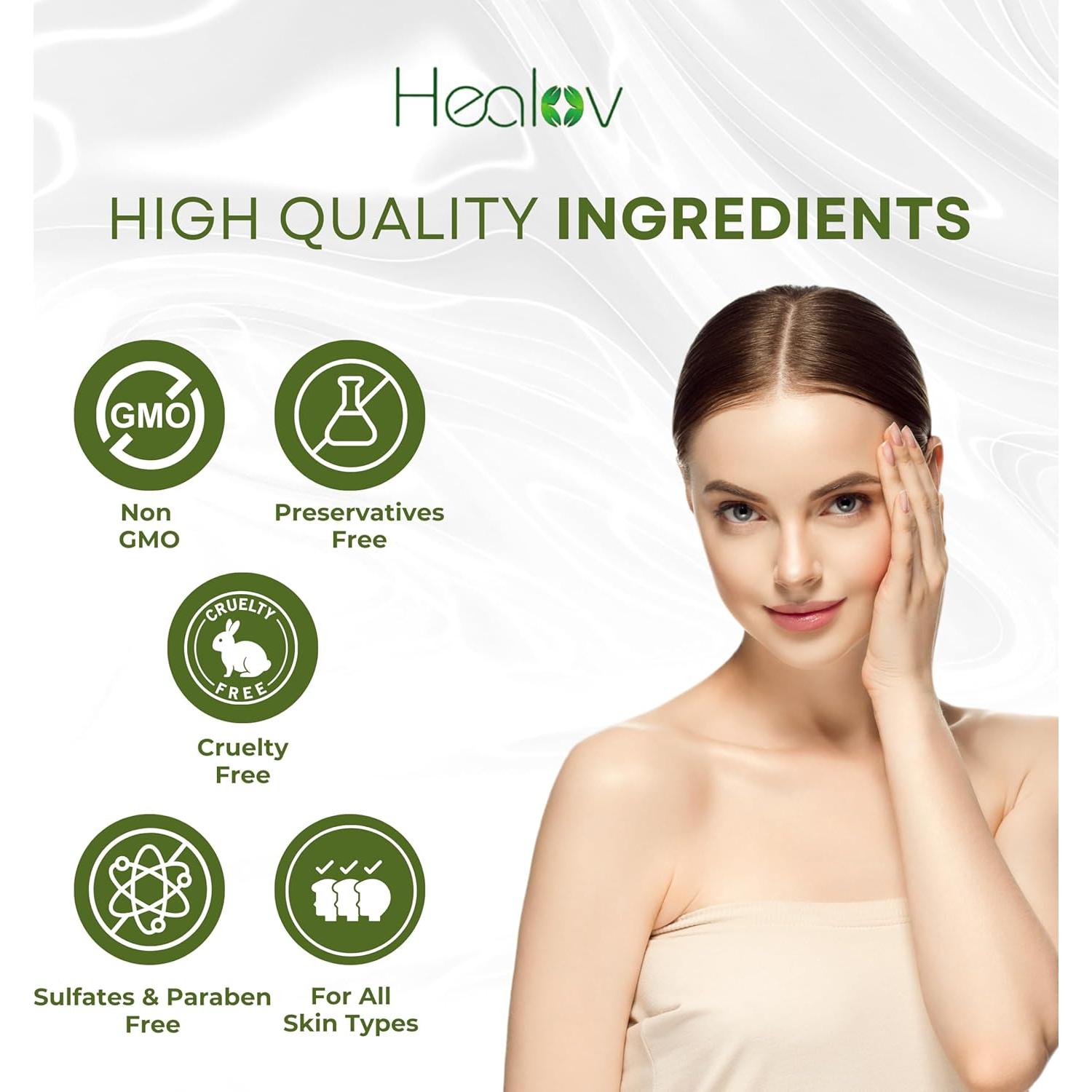 Limpiador Facial Natural Healov - Jabón de Árbol de Té 140g