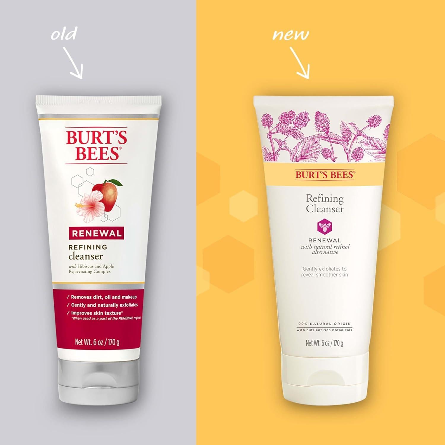 Limpiador Facial Refinador Burt's Bees con Bakuchiol 170 g