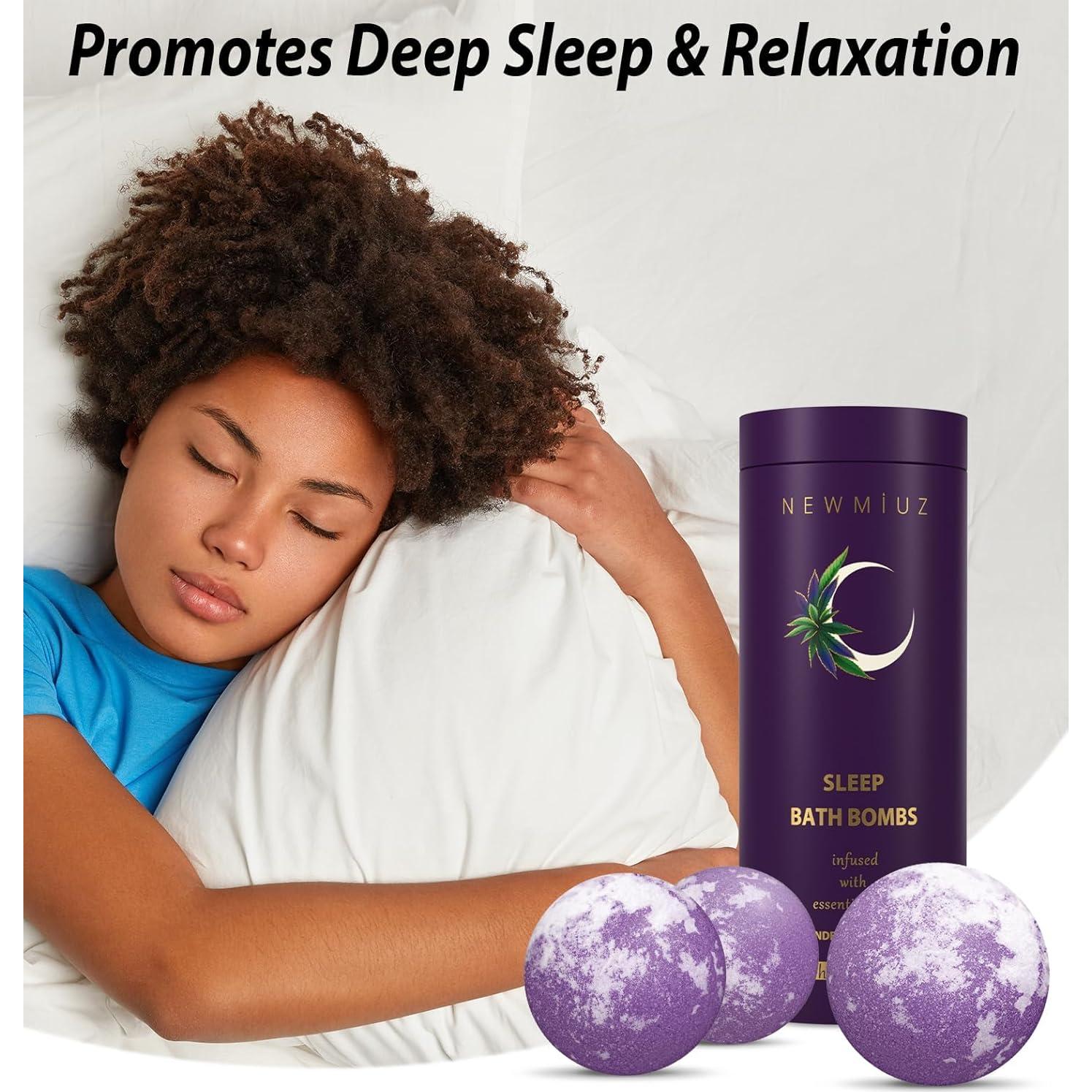 Bombas de Baño de Sueño Profundo New Miuz - Lavanda y Manzanilla