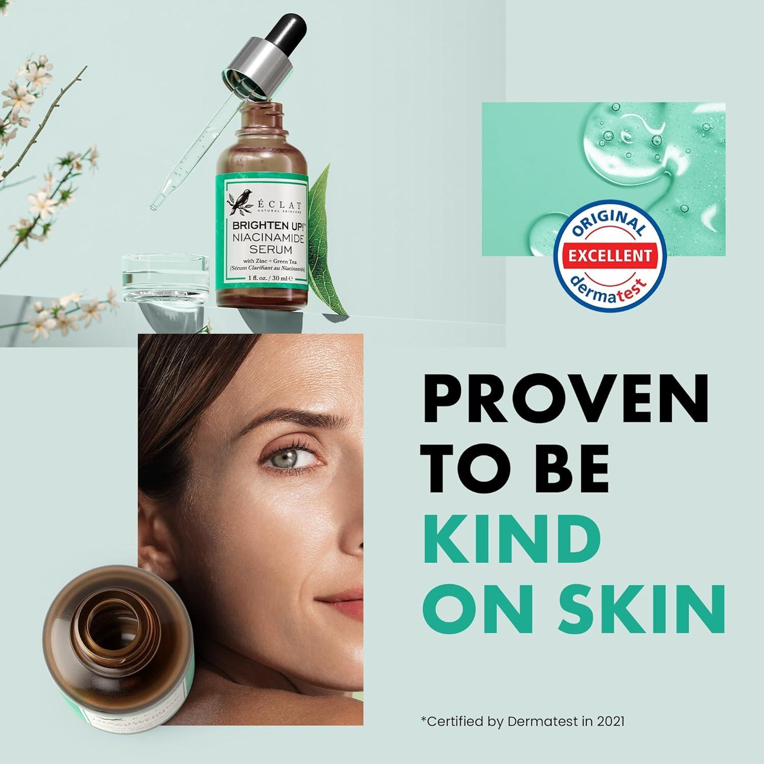 Suero de Niacinamida Eclat Skincare 29.57 ml - Iluminador y Minimizador de Poros